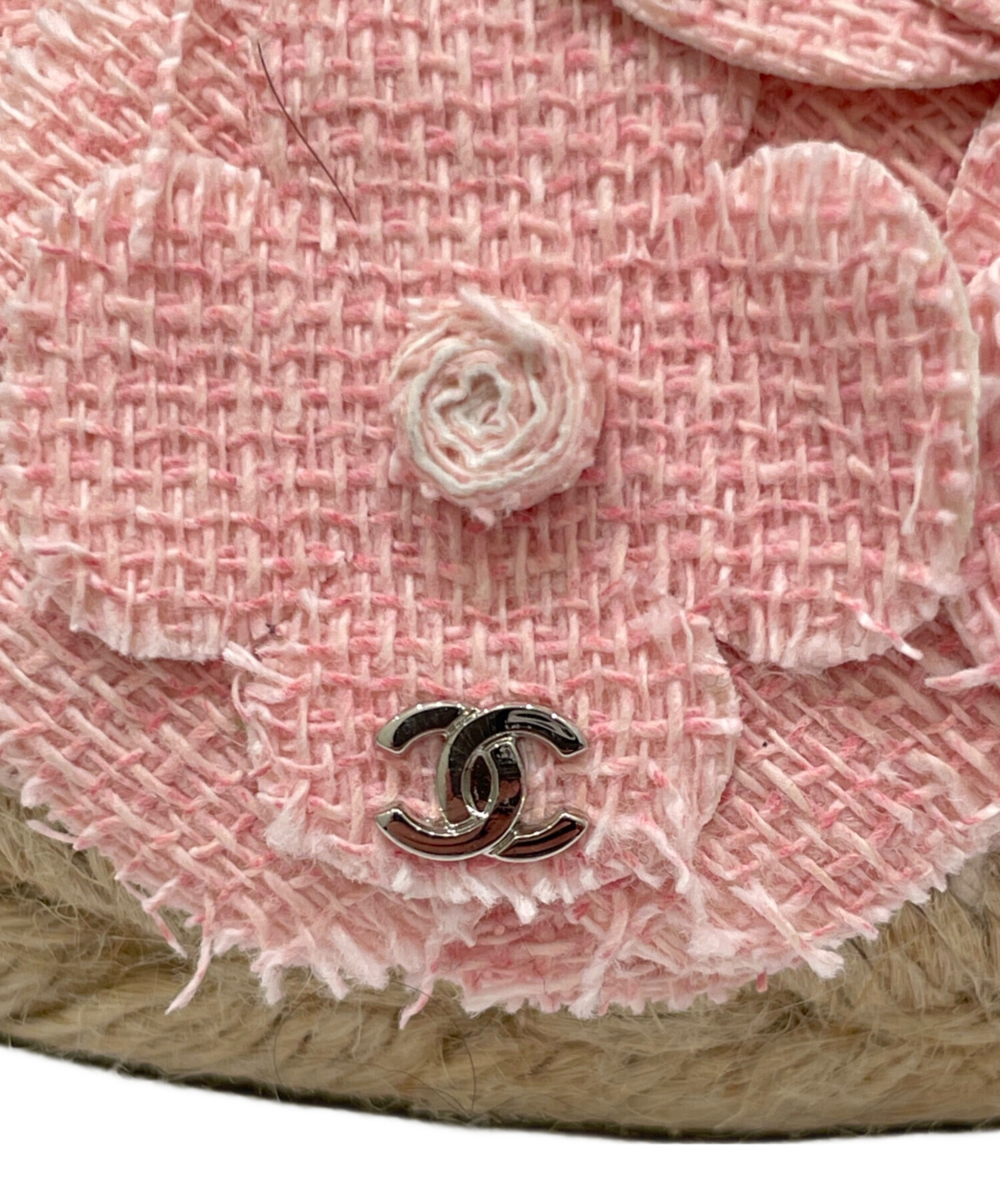 中古・古着通販】CHANEL (シャネル) カメリアデザイン エスパドリーユ 