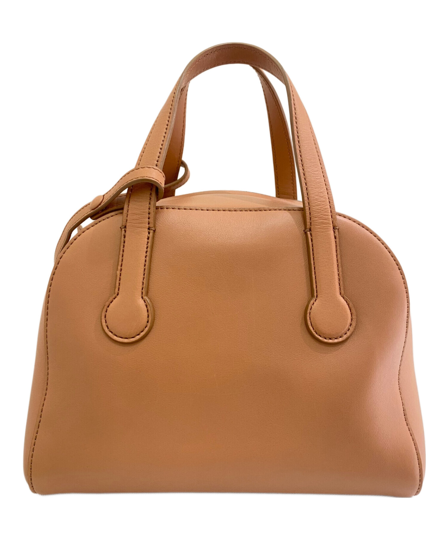 THE ROW ブラウンボストンバッグ RANDEBOO ミニボストン 2way