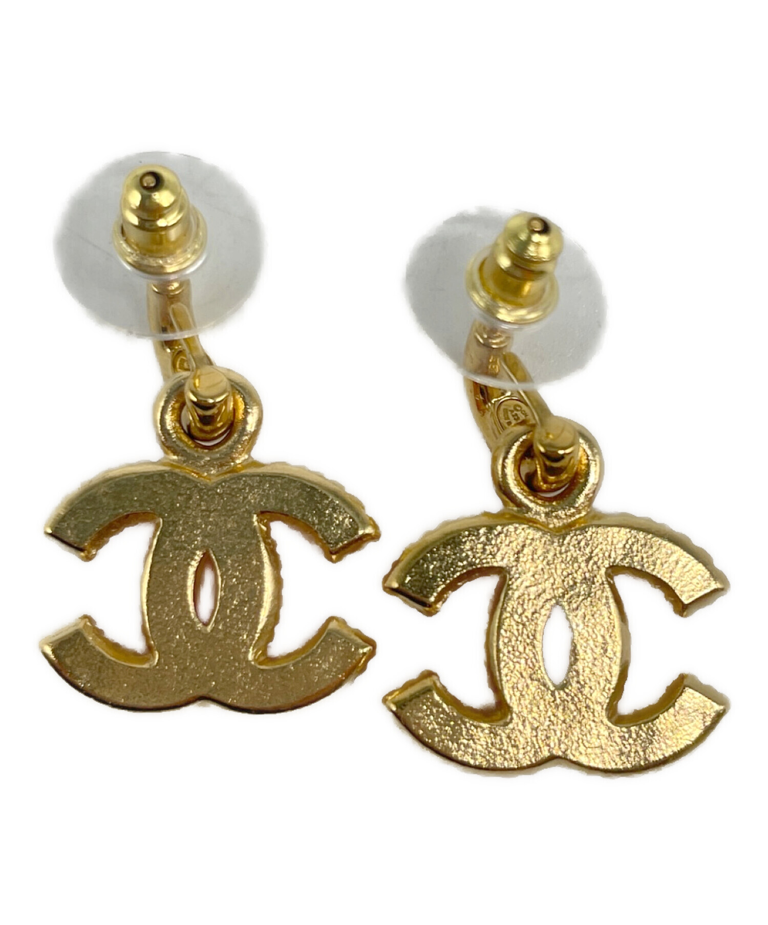中古・古着通販】CHANEL (シャネル) ココマーク ピアス オレンジ