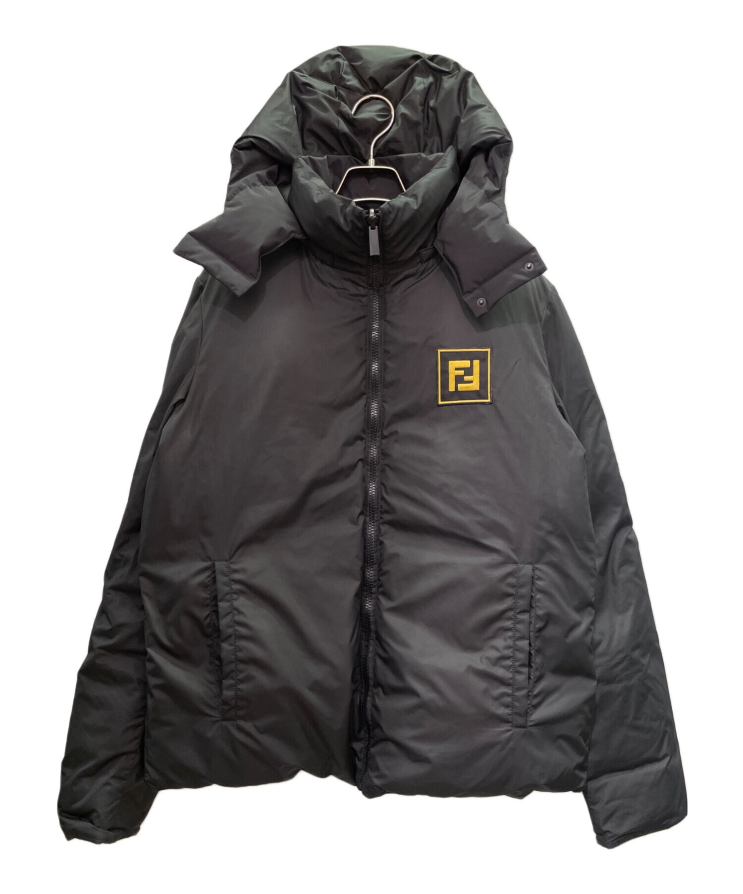 ★FENDI★リバーシブルブラック ダウンジャケット ロング丈 中古・古着通販】FENDI (フェンディ) リバーシブル ダウンジャケット