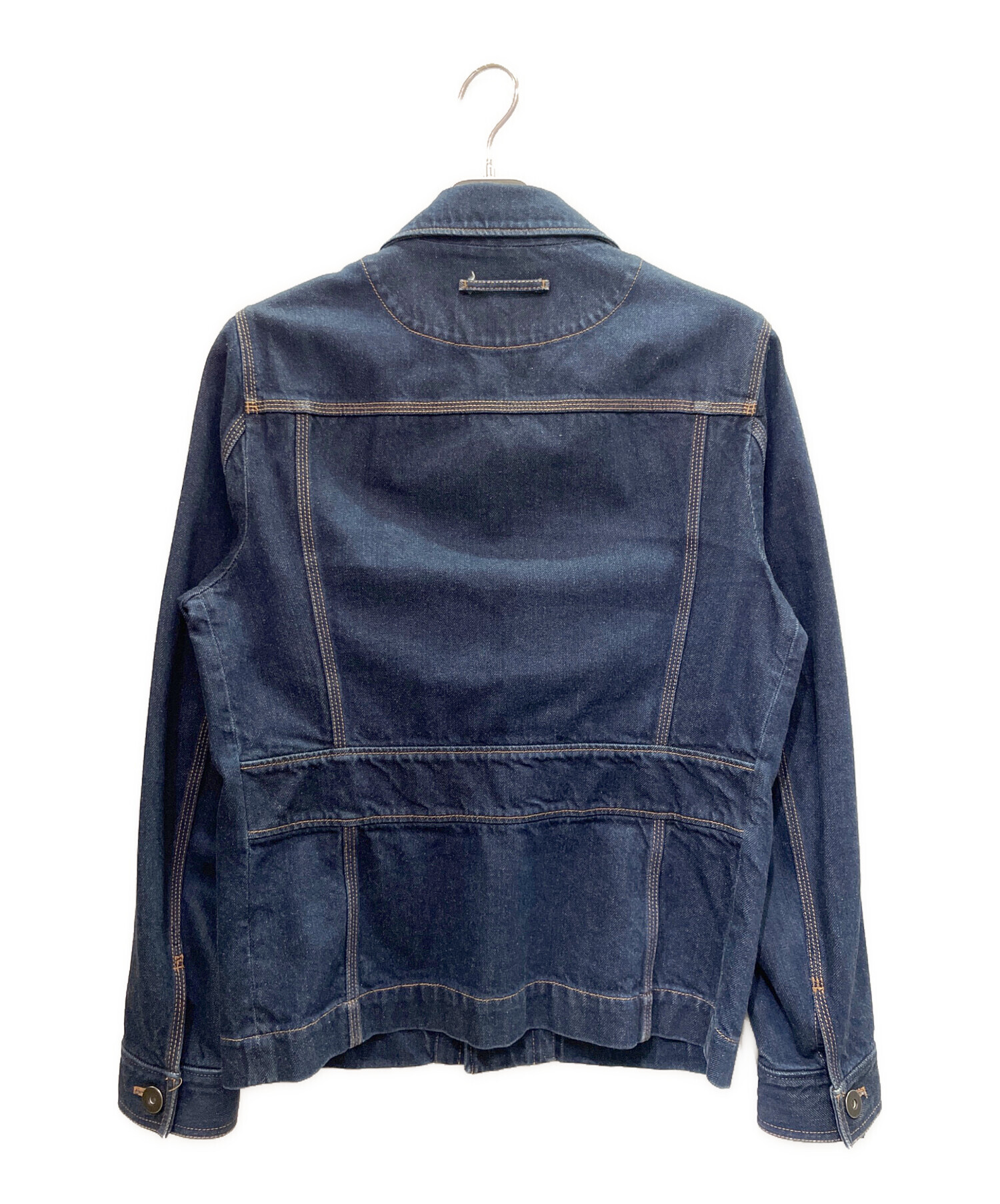 中古・古着通販】PRADA (プラダ) 開襟デニムジャケット インディゴ