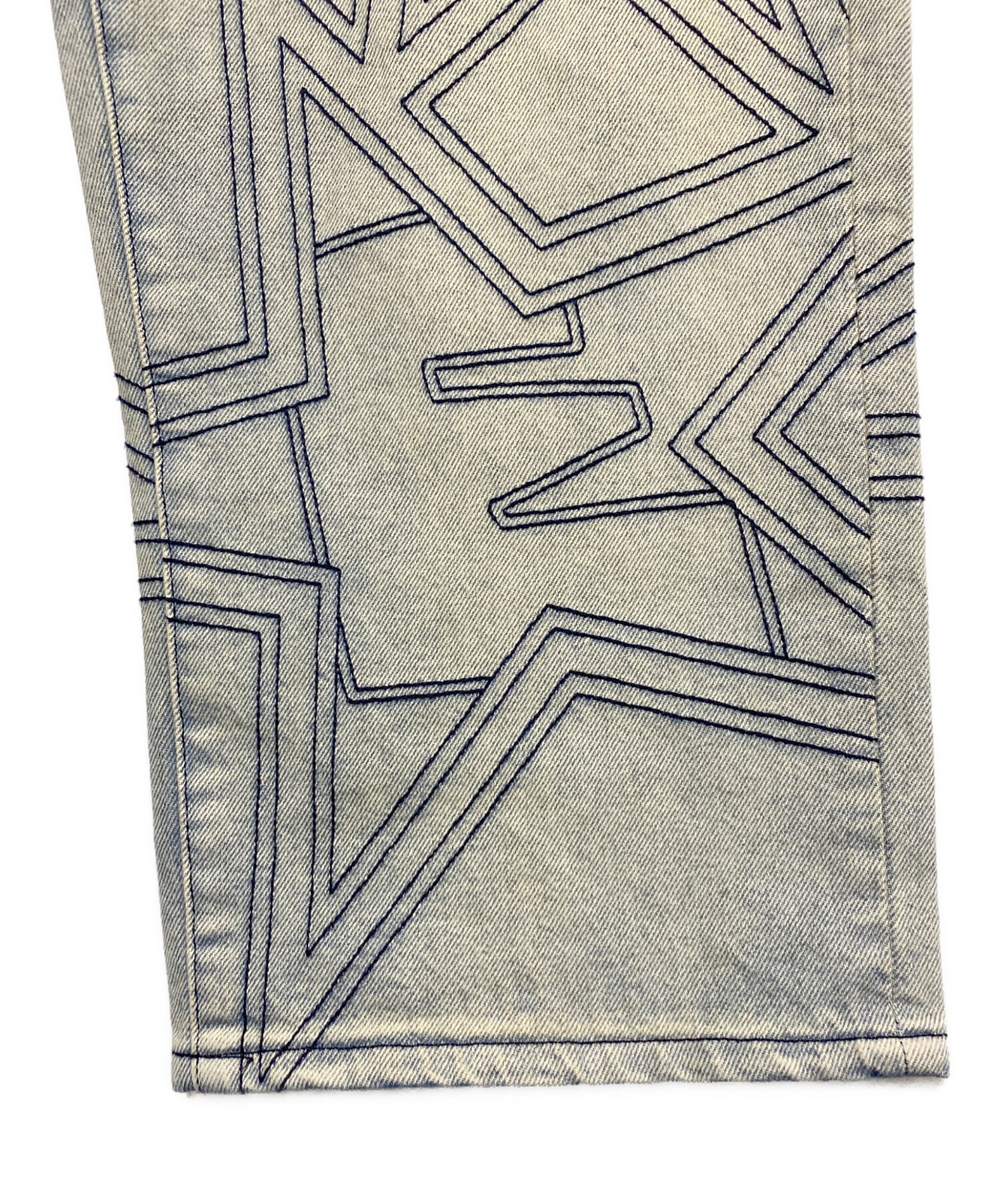 中古・古着通販】SUPREME (シュプリーム) Stars Topstitch Baggy Jean