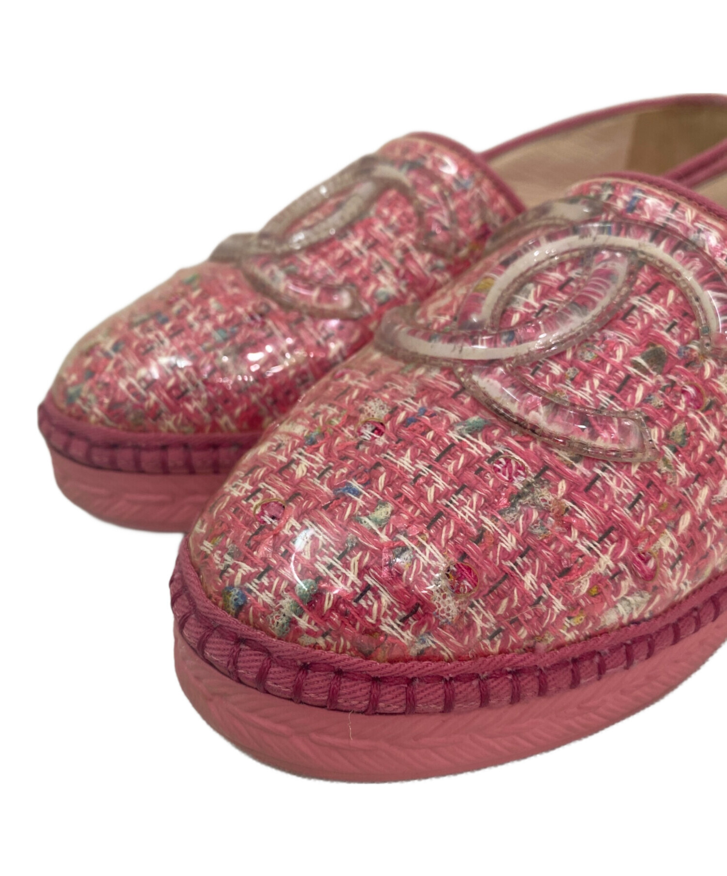 中古・古着通販】CHANEL (シャネル) エスパドリーユ ショッキング