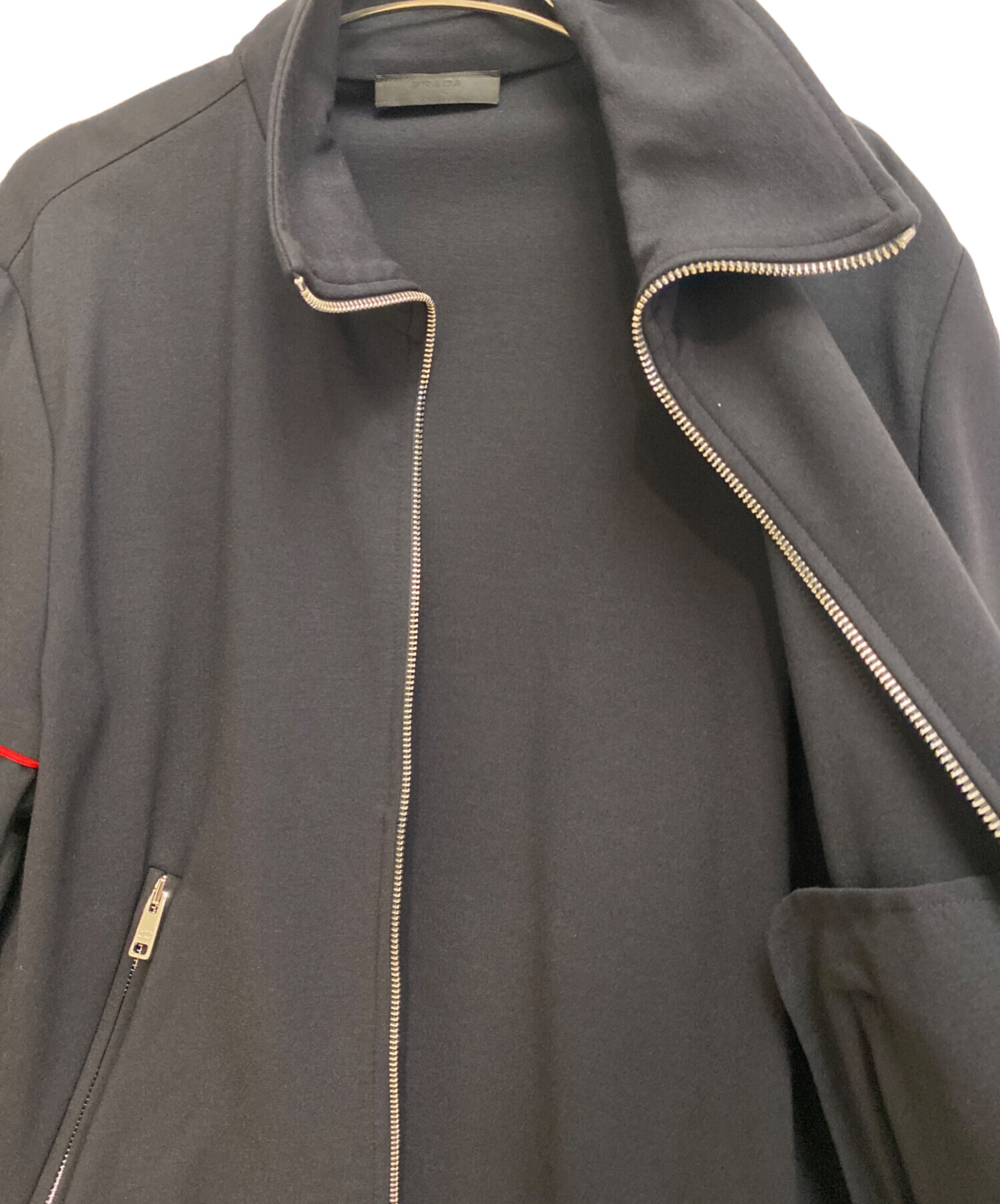中古・古着通販】PRADA (プラダ) ジップジャケット ネイビー サイズ:S