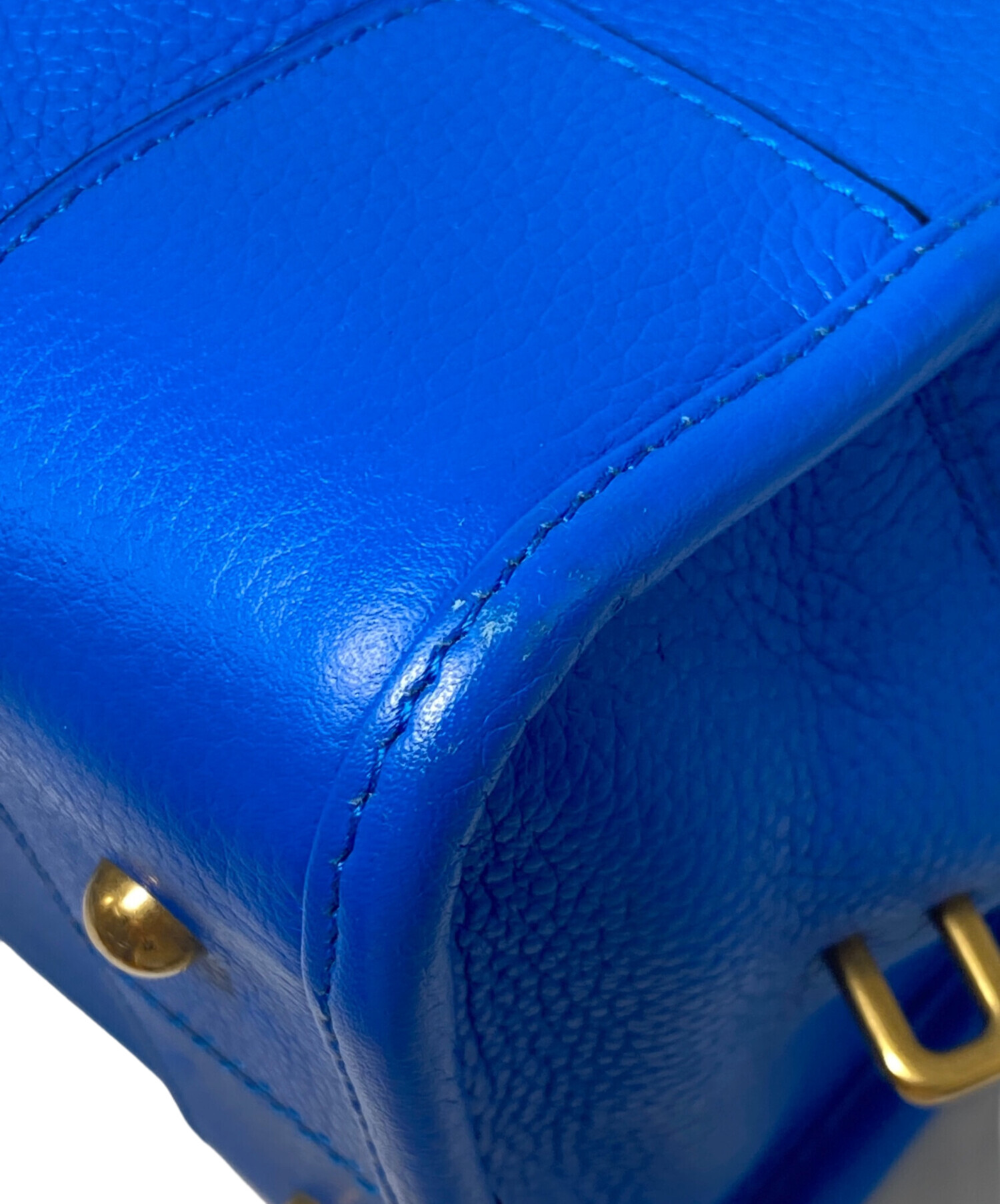 中古・古着通販】LOEWE (ロエベ) アマソナ28/ハンドバッグ ブルー