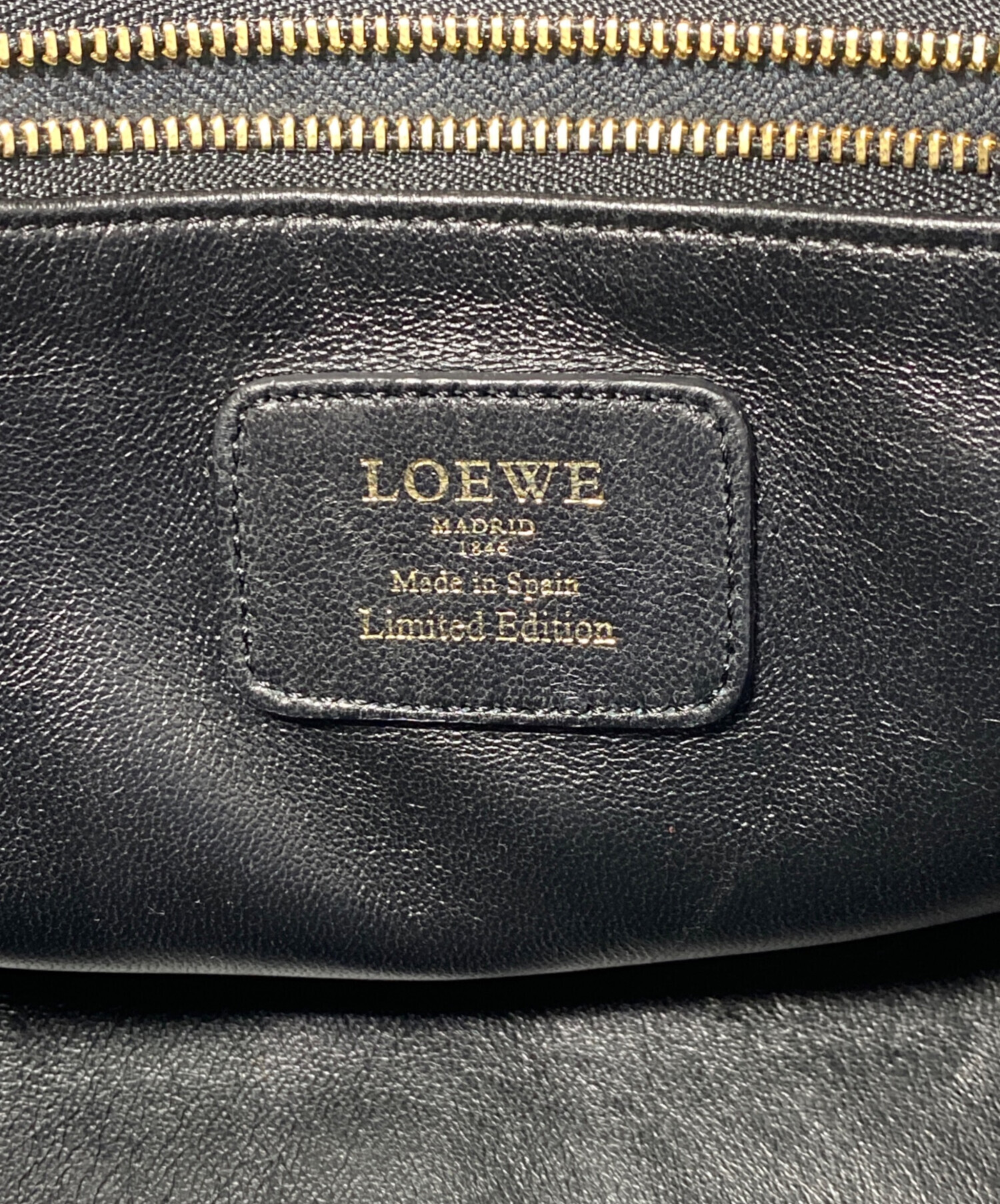 中古・古着通販】LOEWE (ロエベ) アマソナ28/ハンドバッグ ブルー 