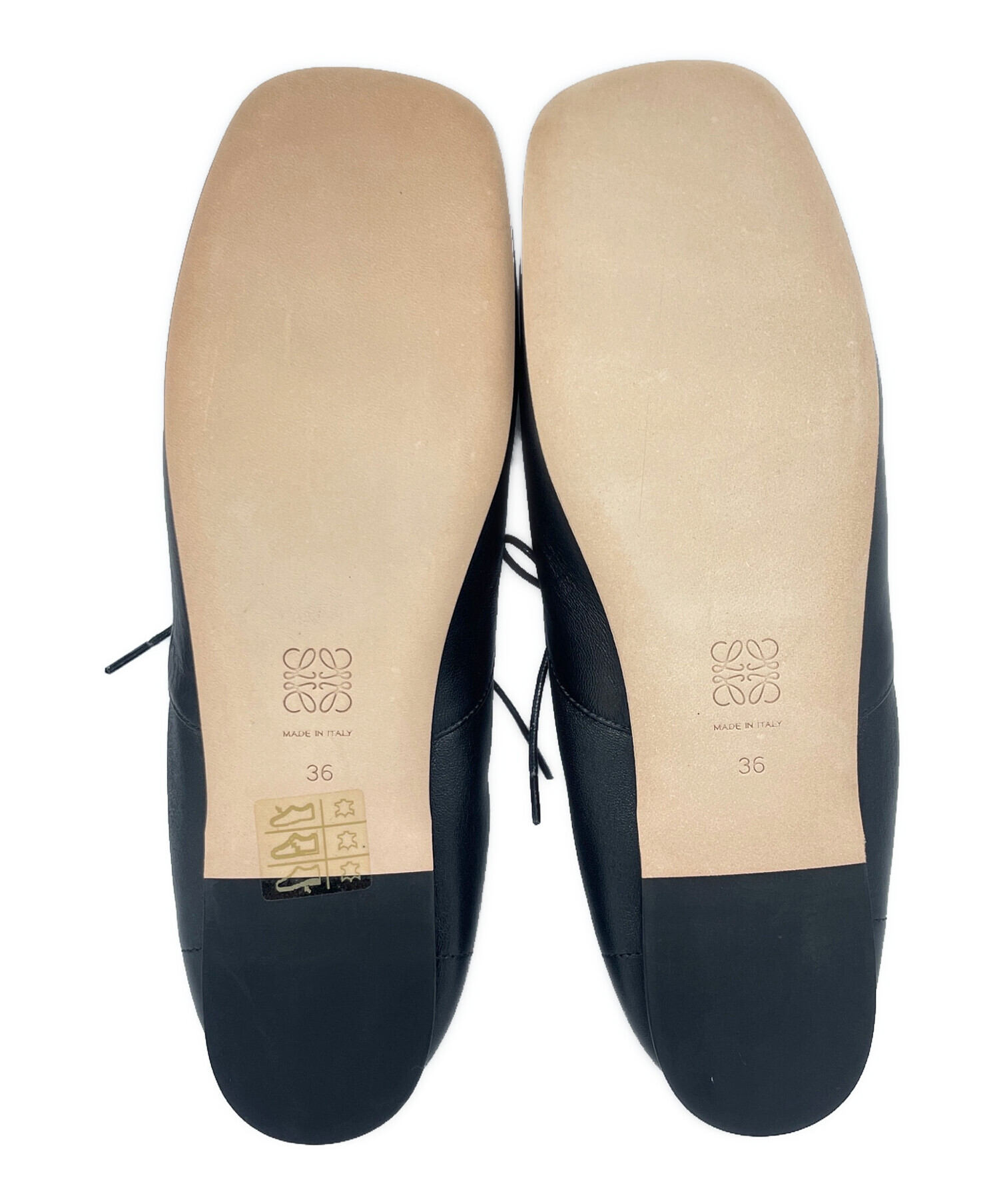 中古・古着通販】LOEWE (ロエベ) アナグラムソフトダービー ブラック