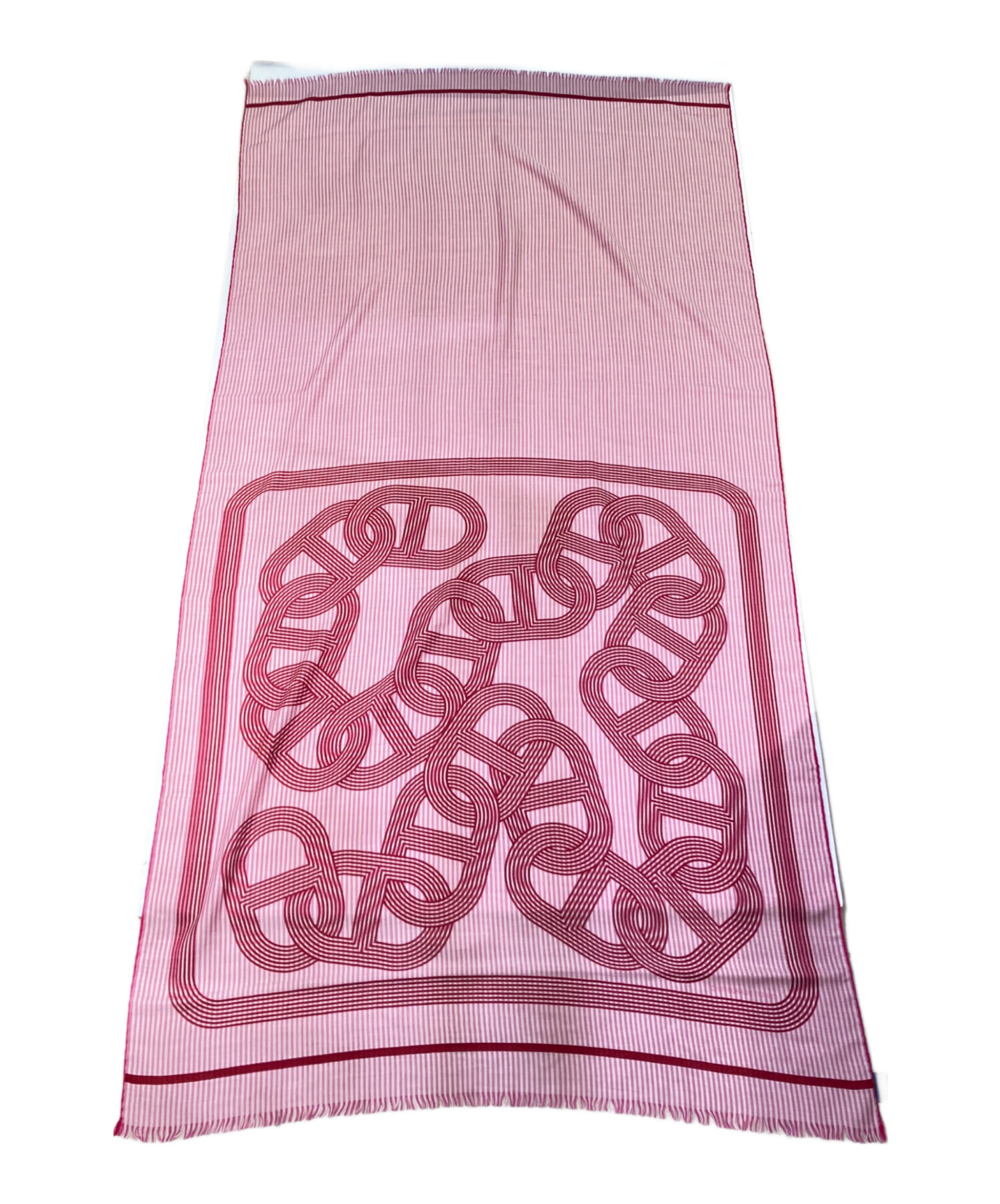 中古・古着通販】HERMES (エルメス) ダンクル柄カレジュアン ピンク