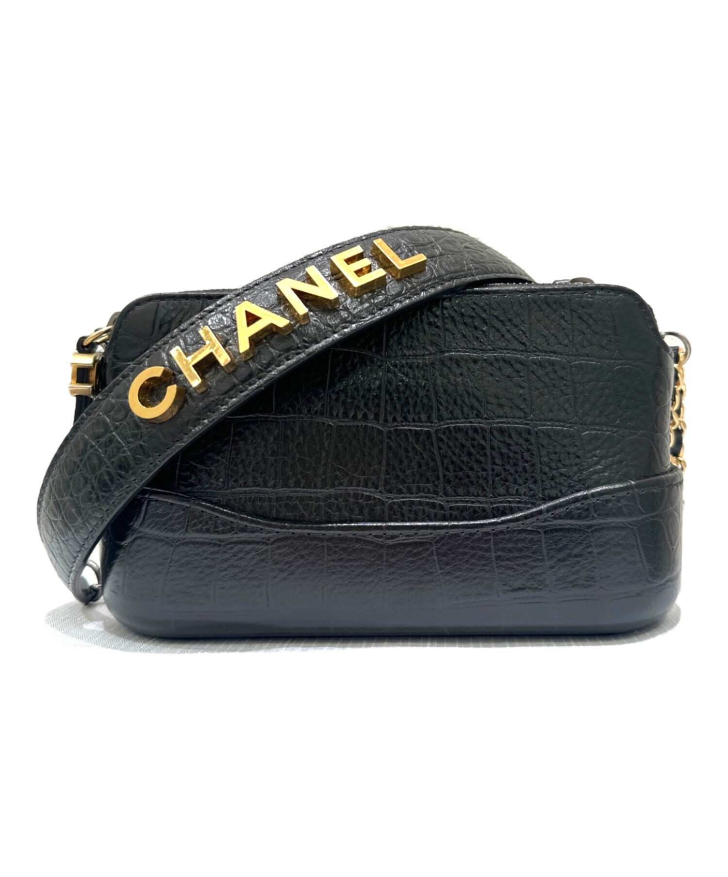 シャネル  ガブリエル ドゥ シャネル スモールホーボーレザーショルダーバッグ メンズ 中古・古着通販】CHANEL (シャネル) ガブリエルドゥシャネル スモール