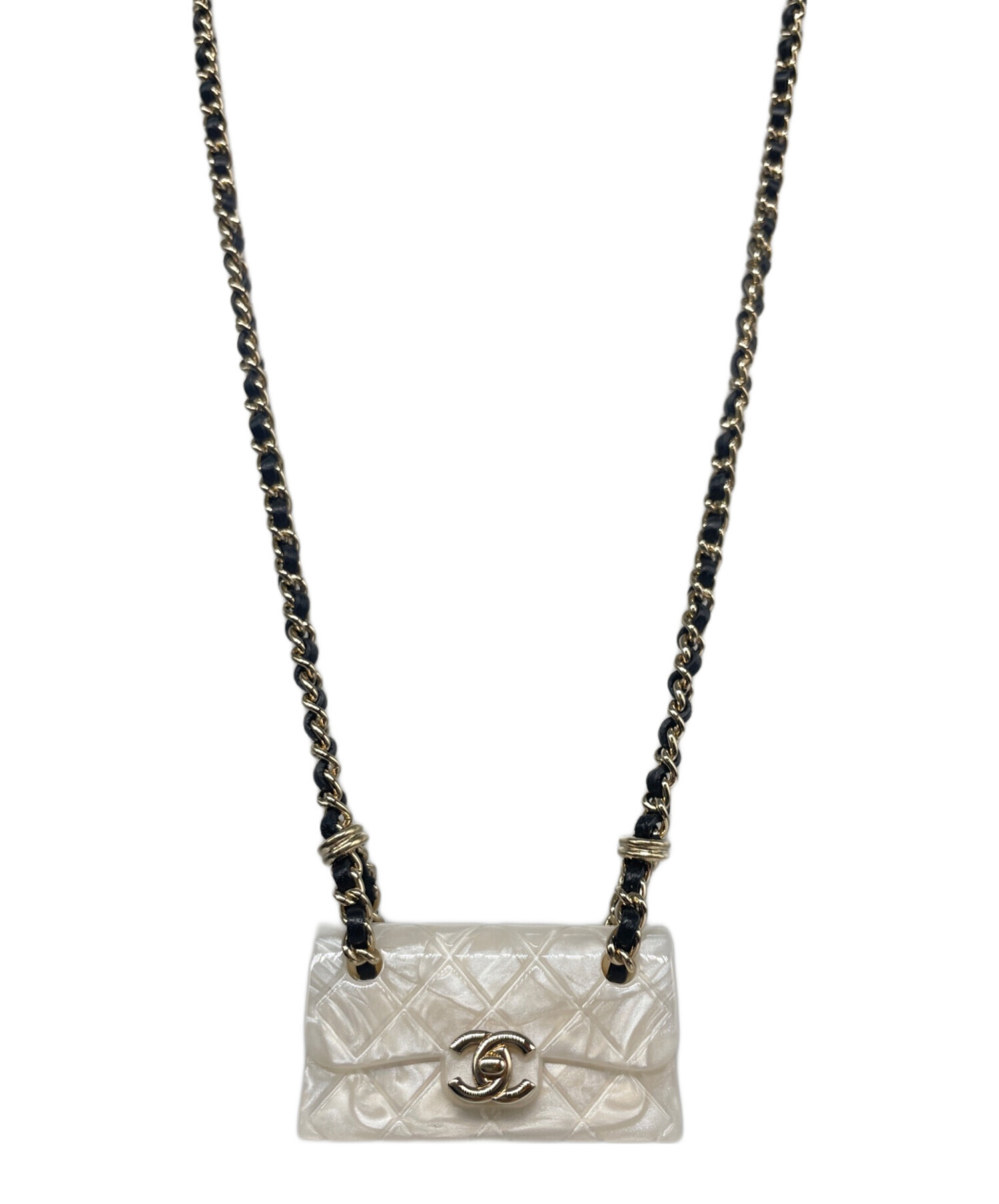 中古・古着通販】CHANEL (シャネル) マトラッセバッグ ネックレス 