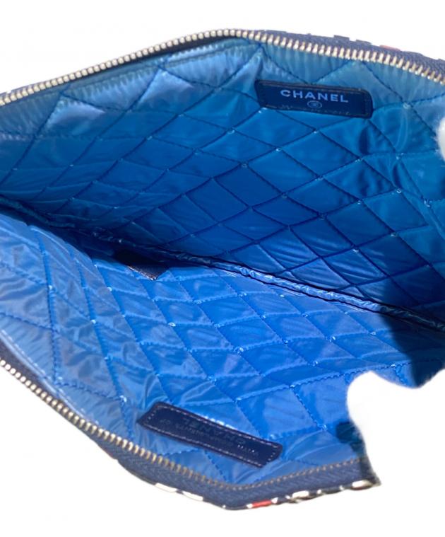 中古・古着通販】CHANEL (シャネル) キルティングクラッチバッグ
