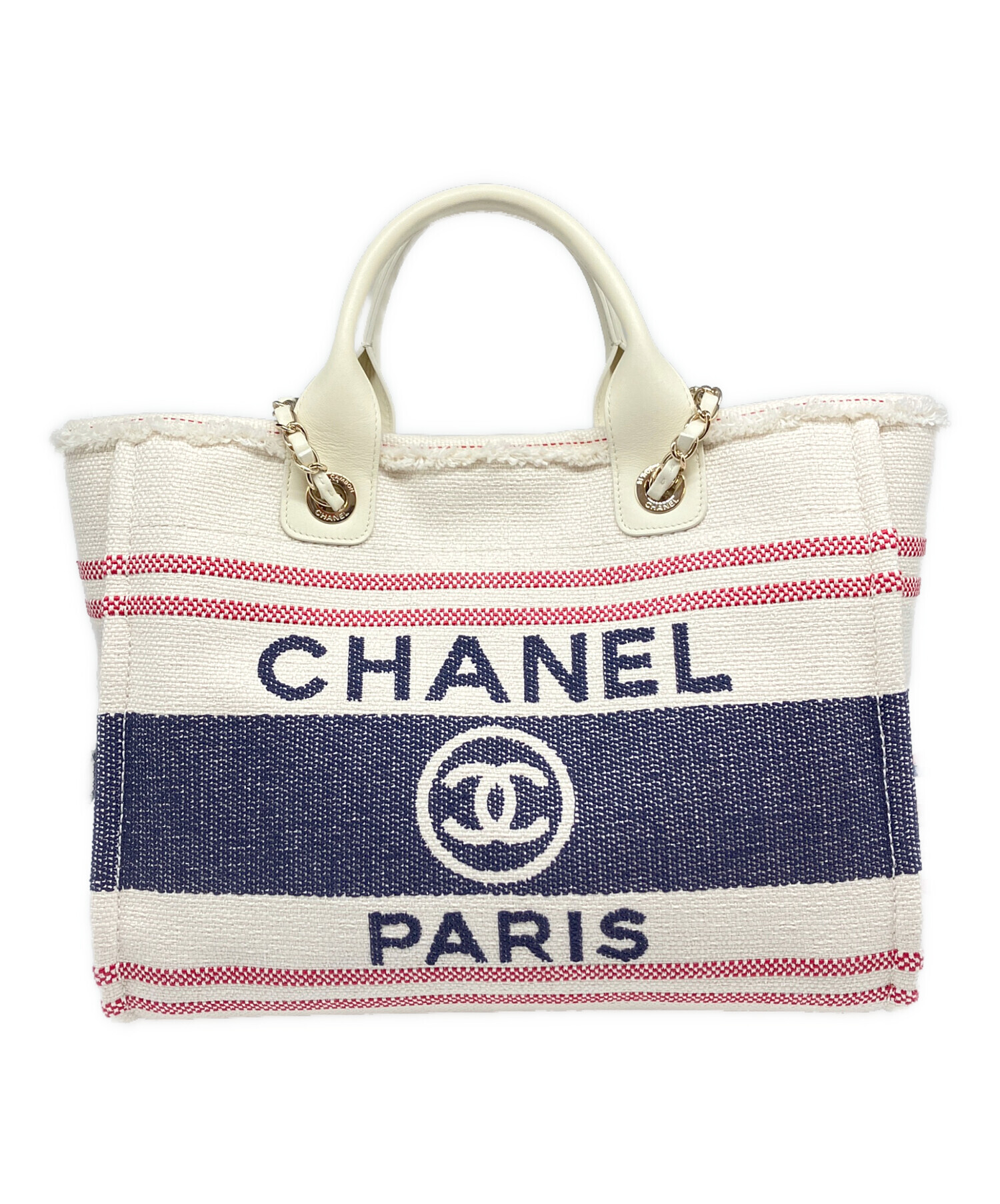 中古・古着通販】CHANEL (シャネル) ドーヴィル ホワイト｜ブランド 