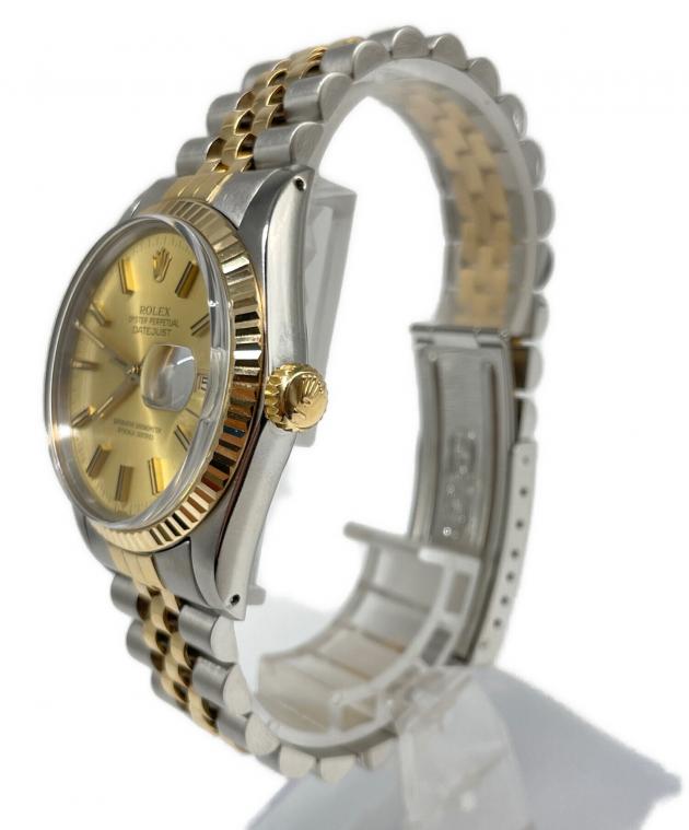 中古・古着通販】ROLEX (ロレックス) デイトジャスト コンビ Ref.16013