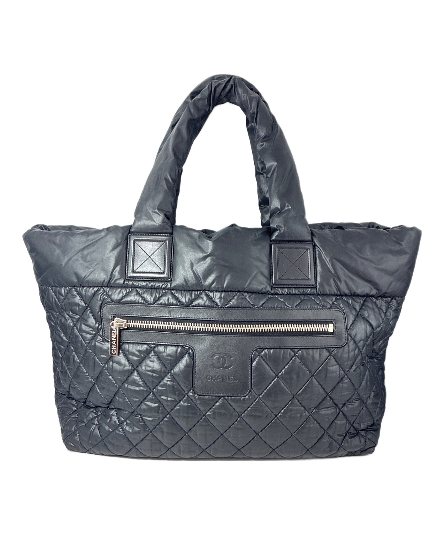 中古・古着通販】CHANEL (シャネル) コココクーンMM ブラック サイズ 