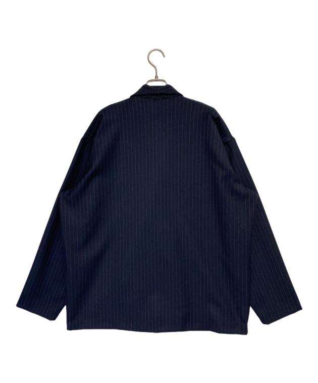 中古・古着通販】KITH (キス) ストライプジャケット ネイビー サイズ 