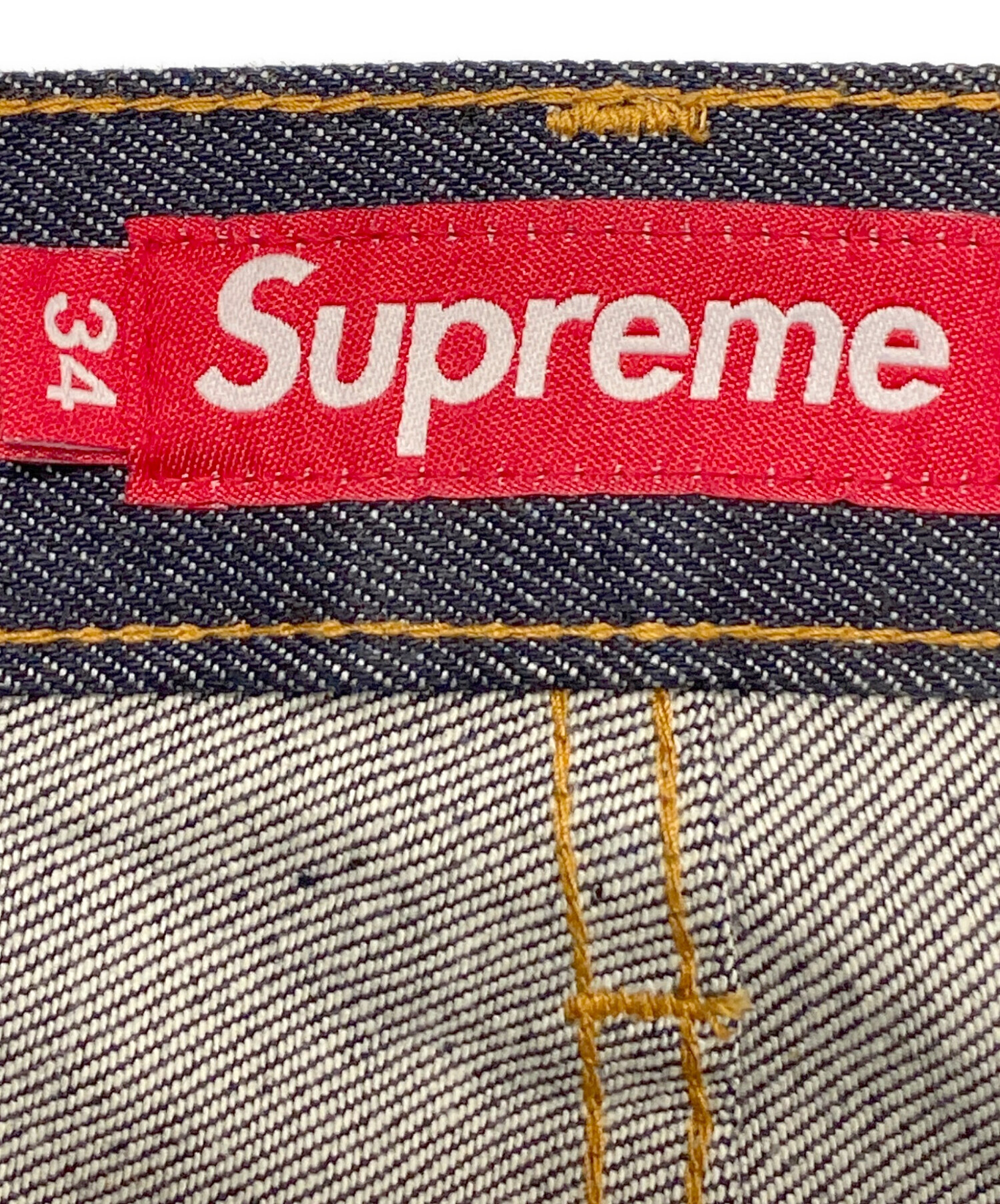 中古・古着通販】SUPREME (シュプリーム) Rigid Baggy Selvedge Denim