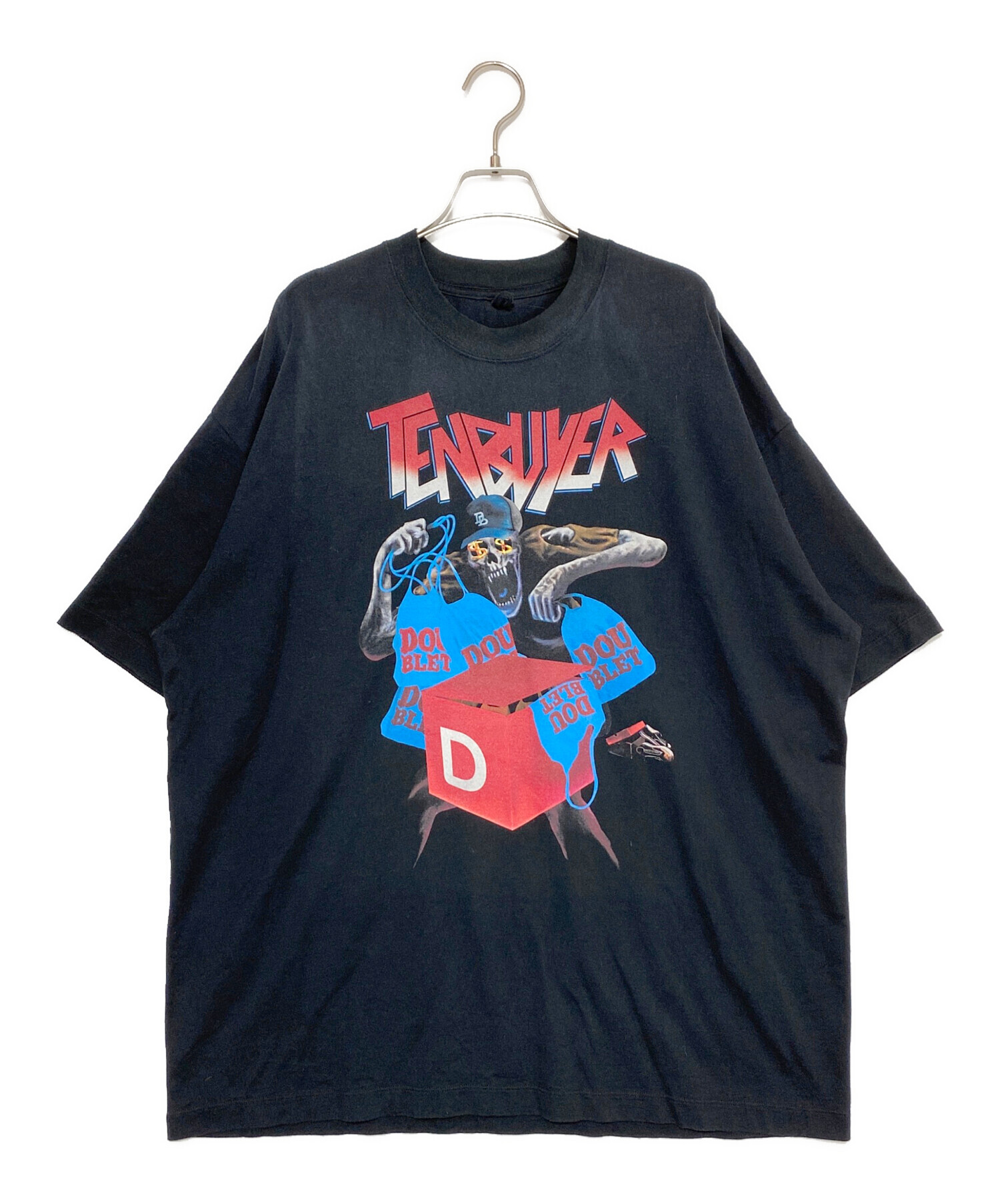 中古・古着通販】doublet (ダブレット) TENBUYER T-SHIRT ブラック