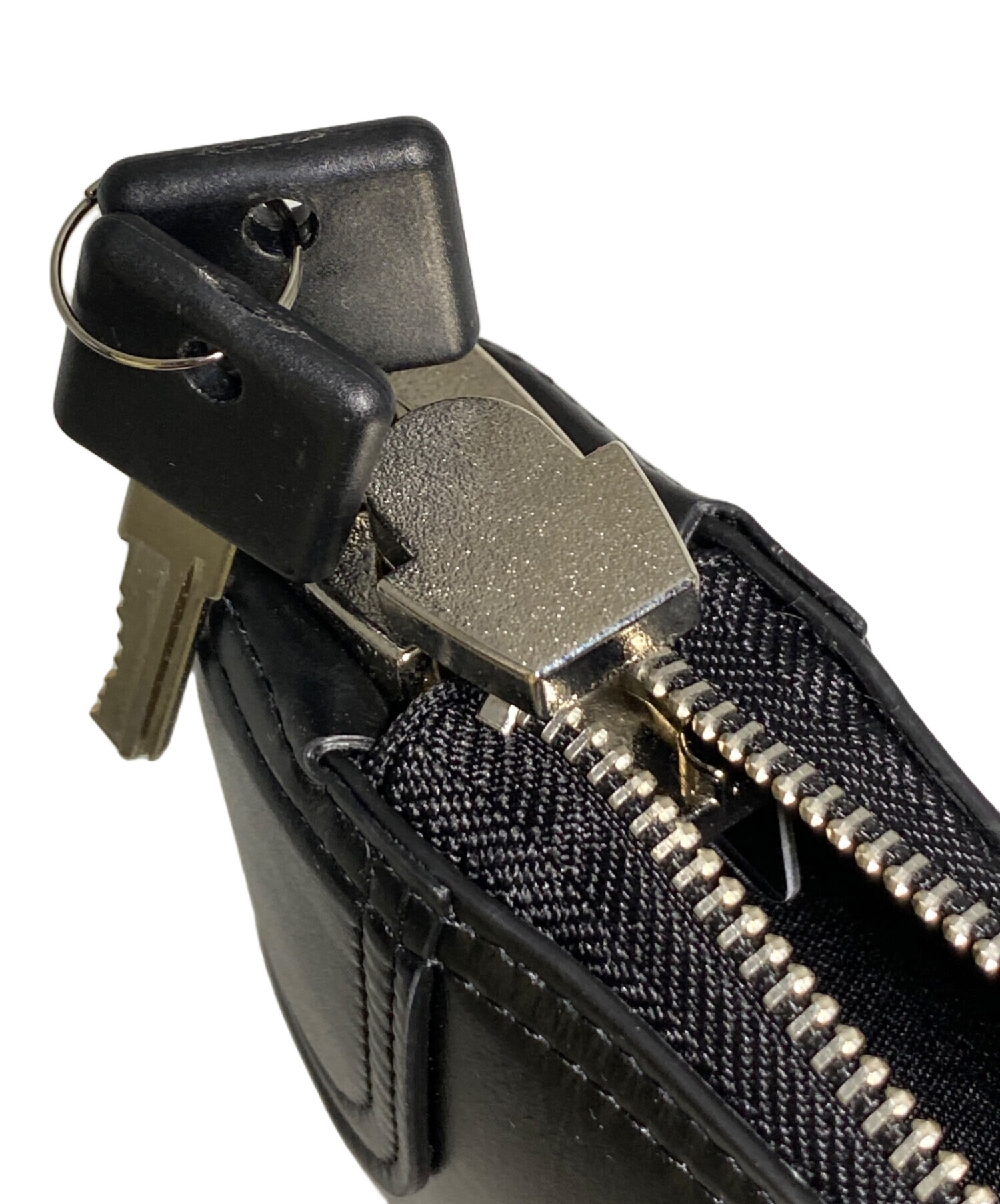 中古・古着通販】SUPREME (シュプリーム) Leather Money Bag ブラック