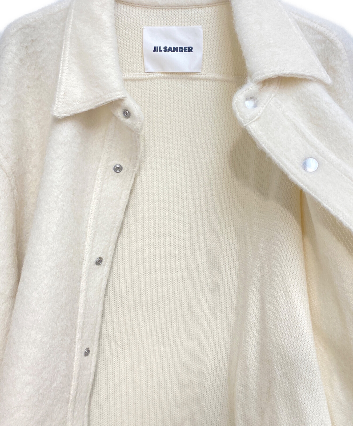 中古・古着通販】JIL SANDER (ジルサンダー) ニットシャツジャケット