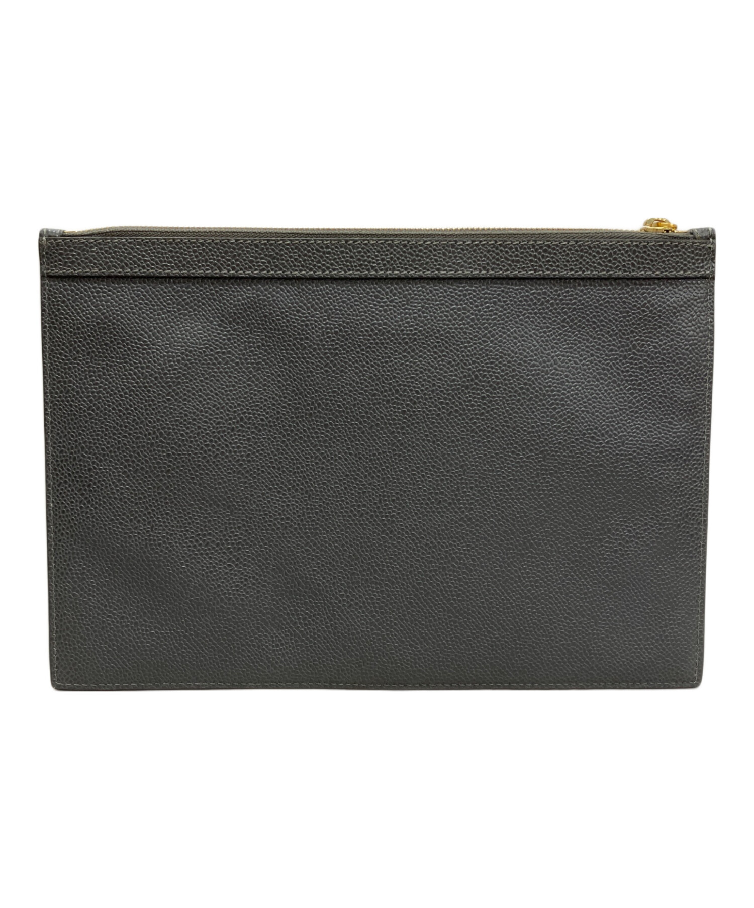 中古・古着通販】Thom Browne (トムブラウン) クラッチバッグ グレー