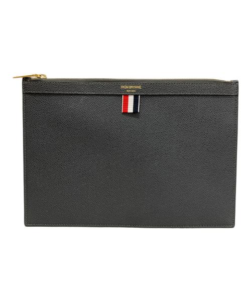 中古・古着通販】Thom Browne (トムブラウン) クラッチバッグ グレー