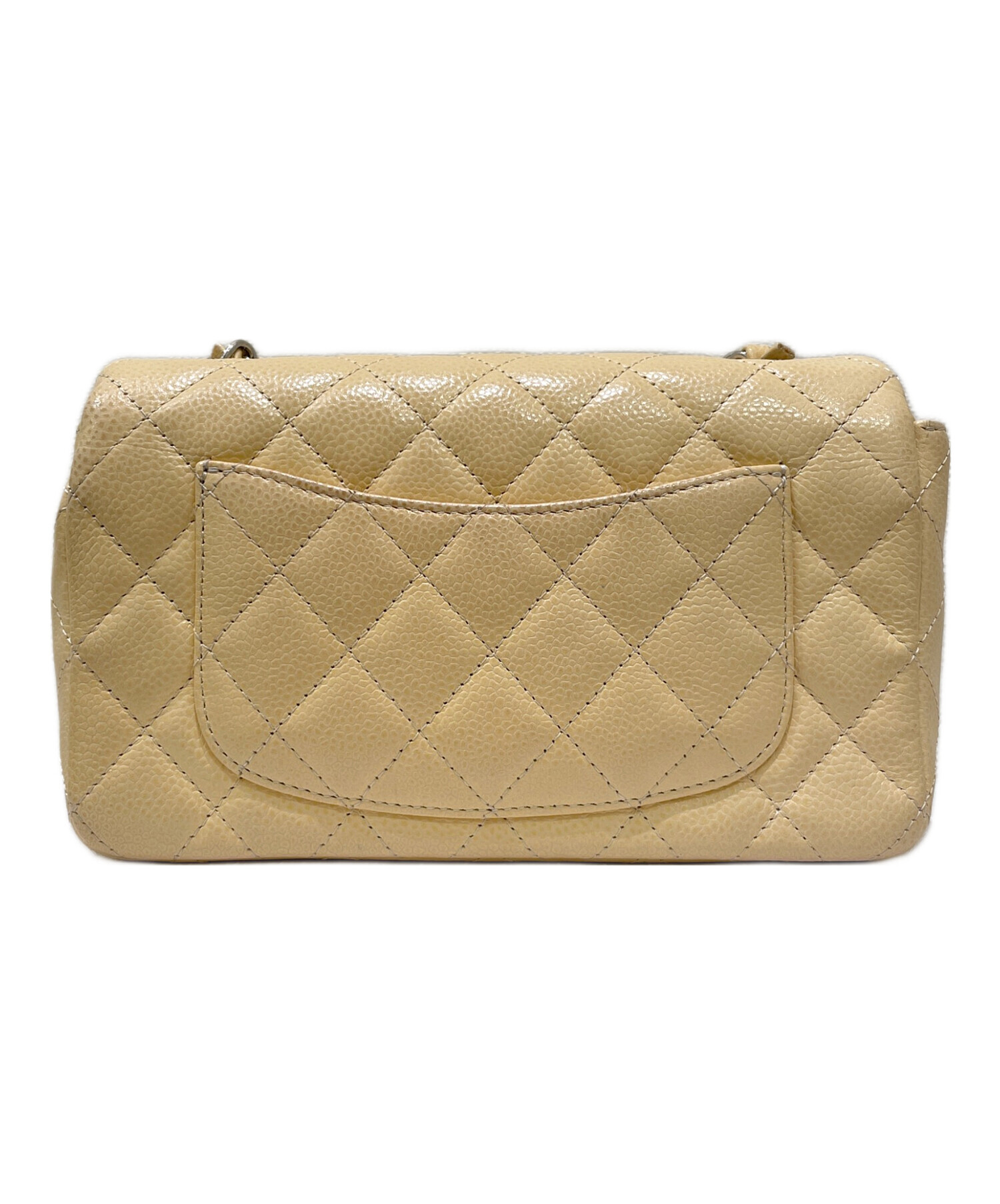 シャネル CHANEL ミニマトラッセ20 ショルダーバッグ バッグ ラムスキン（羊革） レディース ベージュ系 【中古】 CHANEL（シャネル） ミニマトラッセ20 ショルダーバッグ バッグ