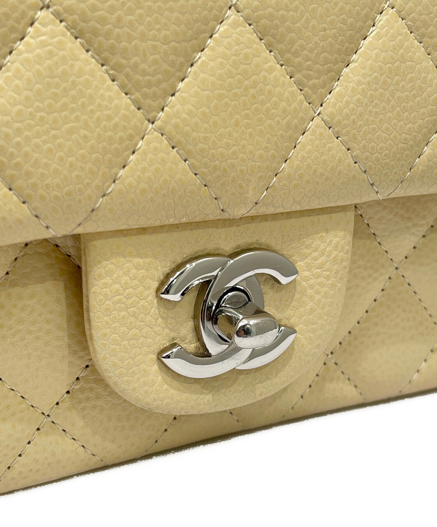 中古・古着通販】CHANEL (シャネル) ミニマトラッセ20 ベージュ サイズ 