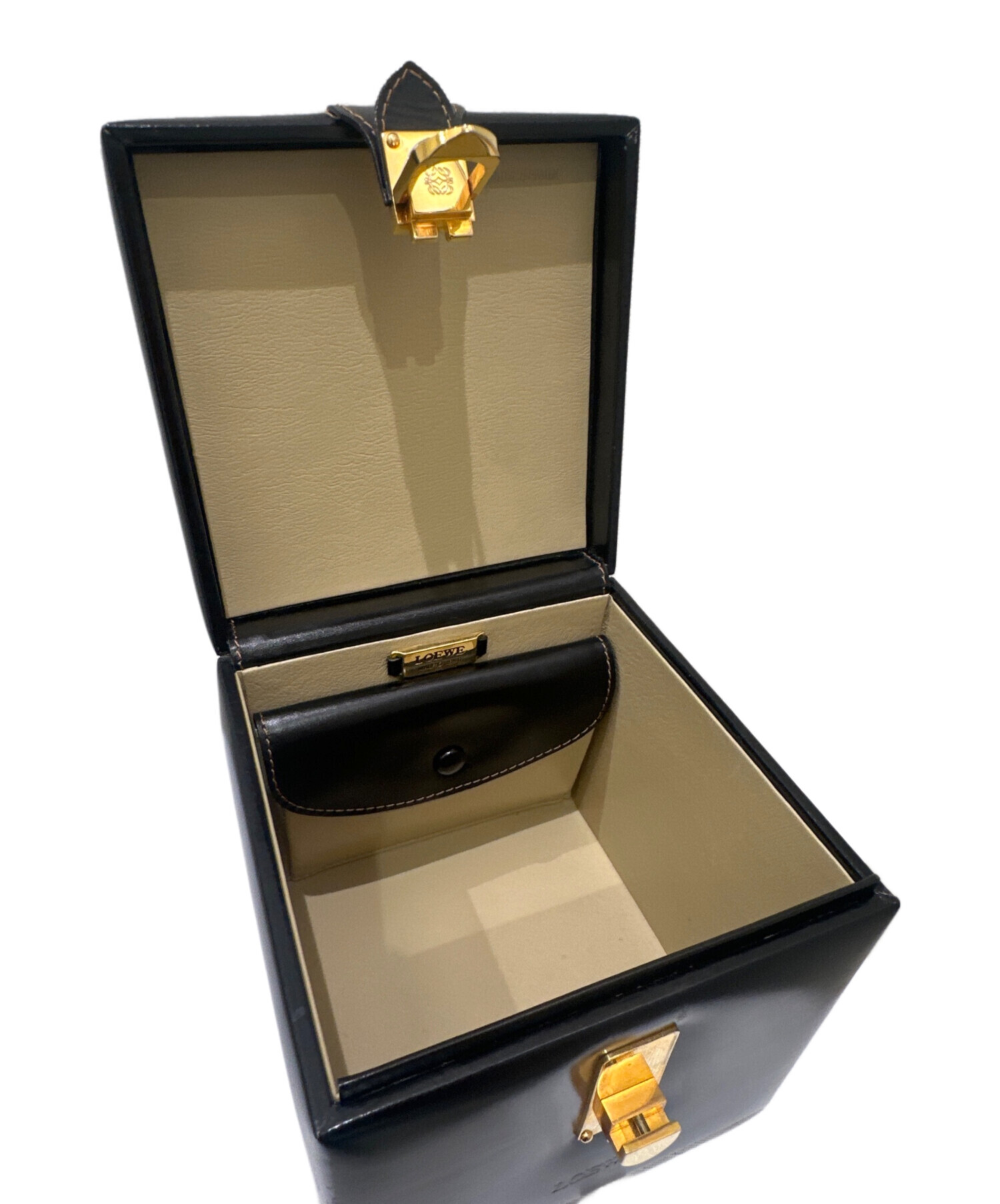 中古・古着通販】LOEWE (ロエベ) バニティバッグ ブラック｜ブランド