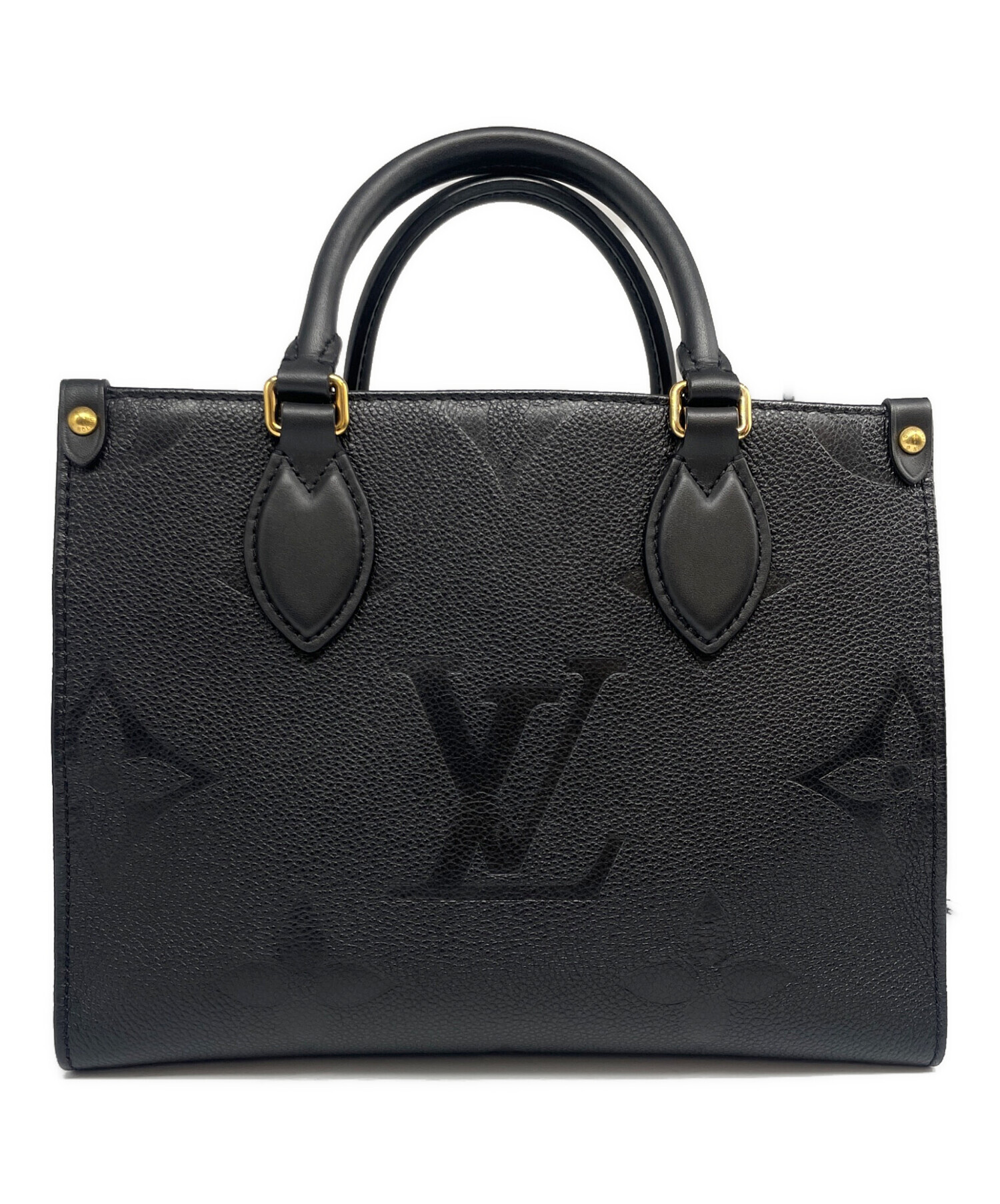 LOUIS VUITTON オンザゴーPMノワール　美品 中古・古着通販】LOUIS VUITTON (ルイ ヴィトン) オンザゴーPM