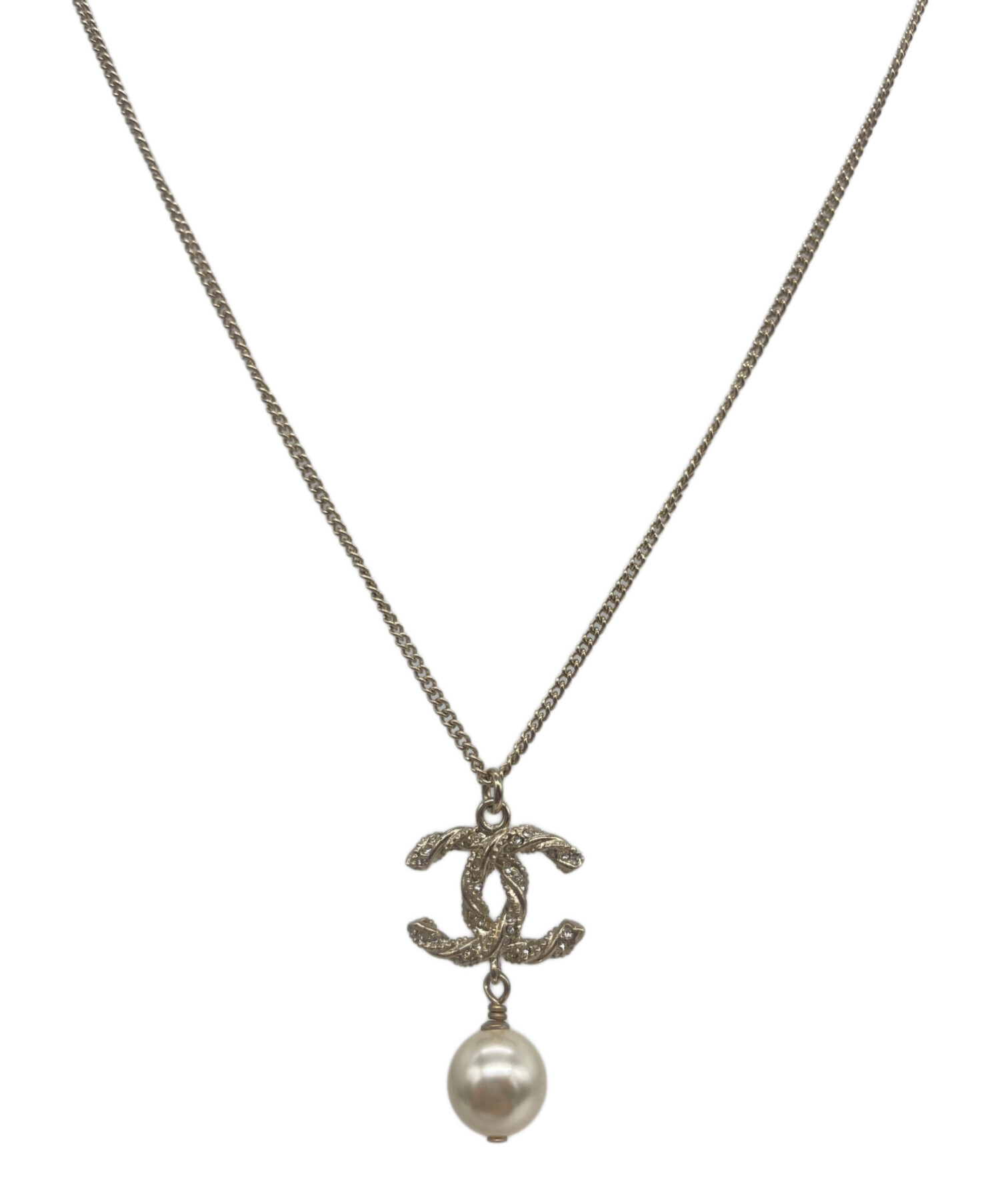 中古・古着通販】CHANEL (シャネル) ココマーク パールデザイン 