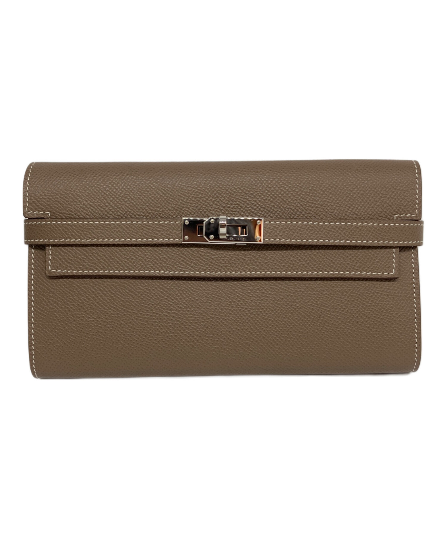 中古・古着通販】HERMES (エルメス) ケリーウォレット/シルバー金具 