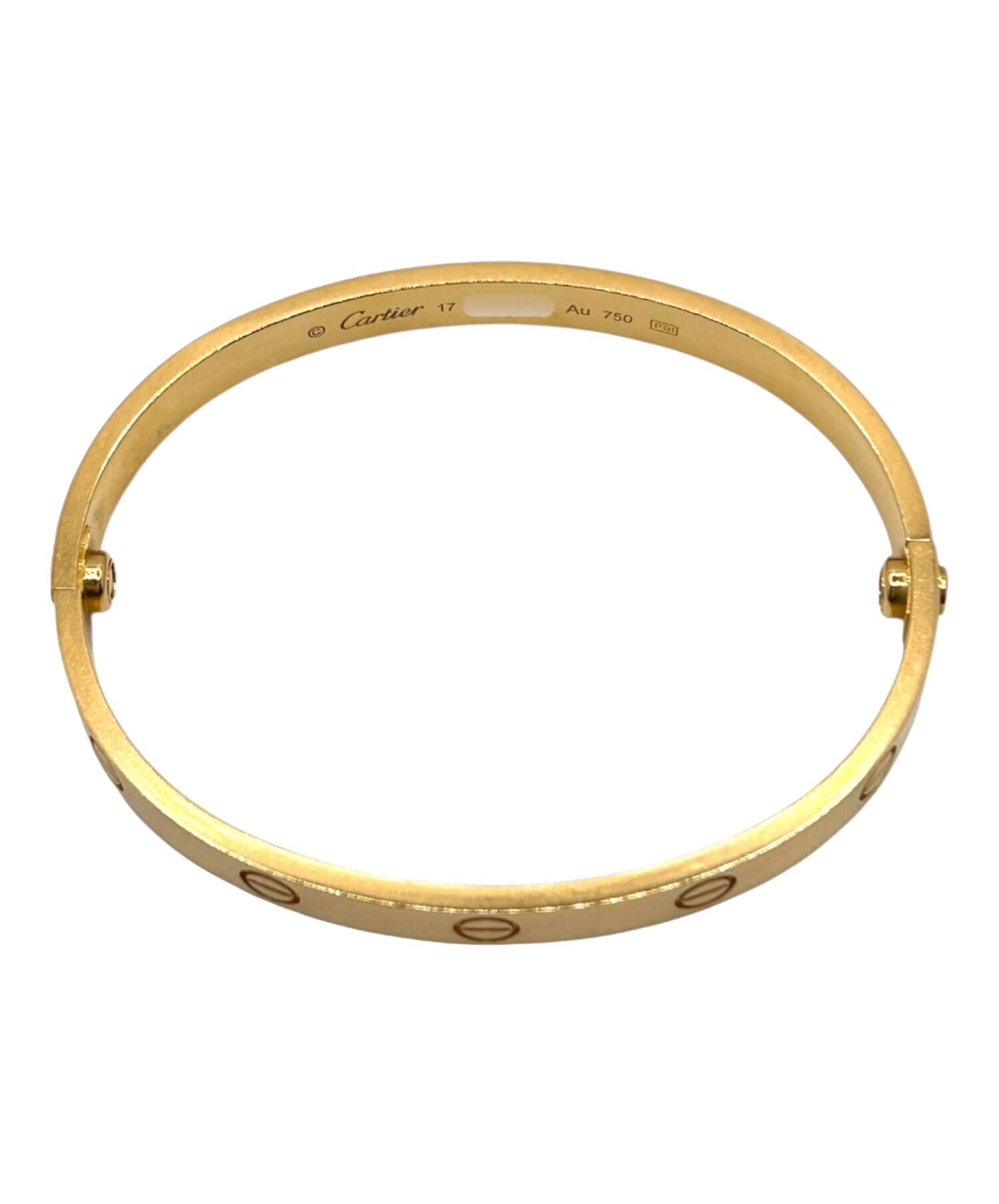 中古・古着通販】Cartier (カルティエ) ラブブレス 17 サイズ:17 実寸
