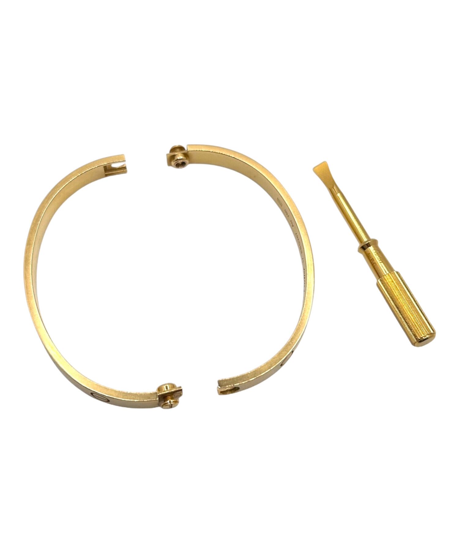 中古・古着通販】Cartier (カルティエ) ラブブレス 17 サイズ:17 実寸