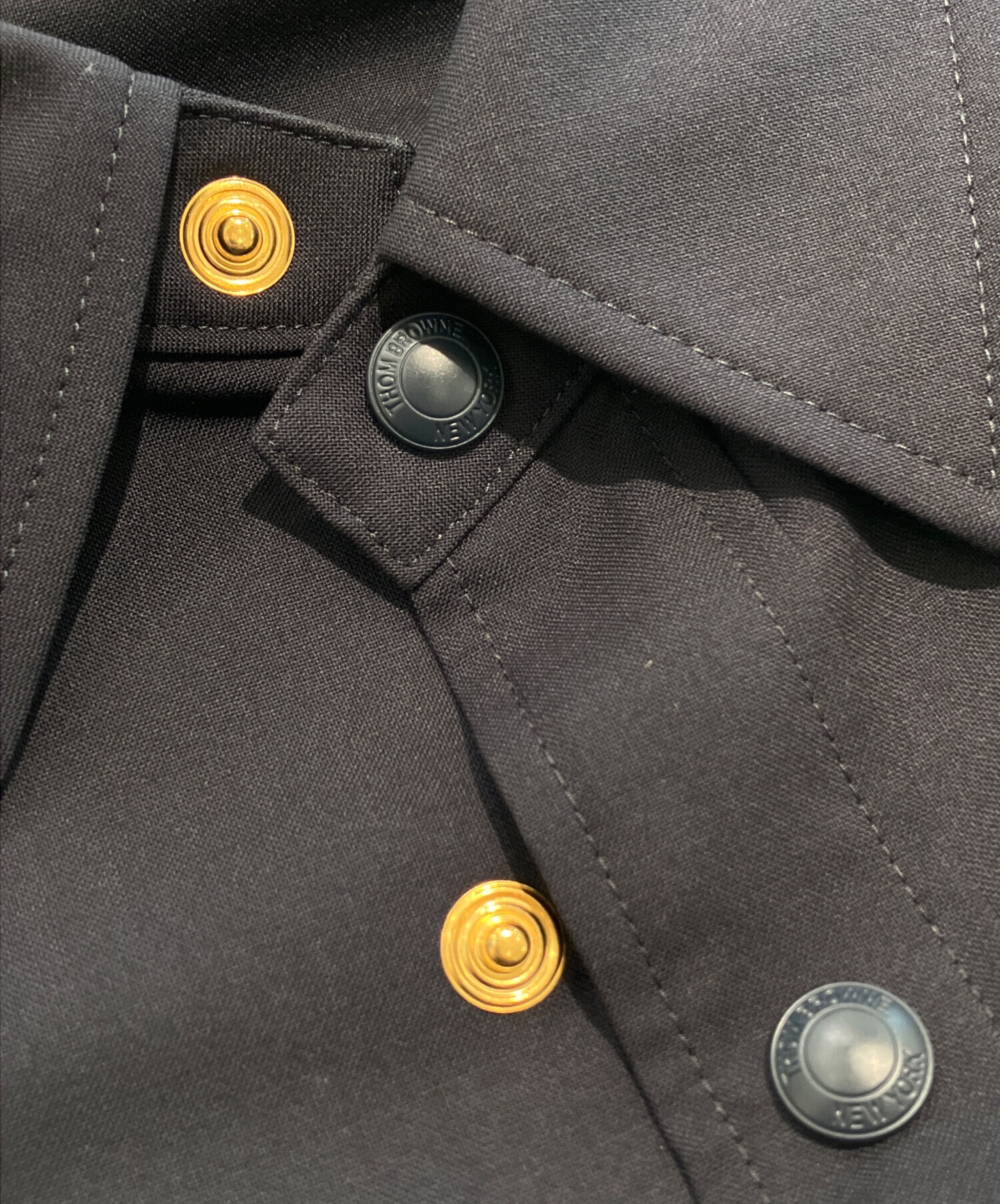 中古・古着通販】Thom Browne (トムブラウン) 平織り 4BAR シャツ