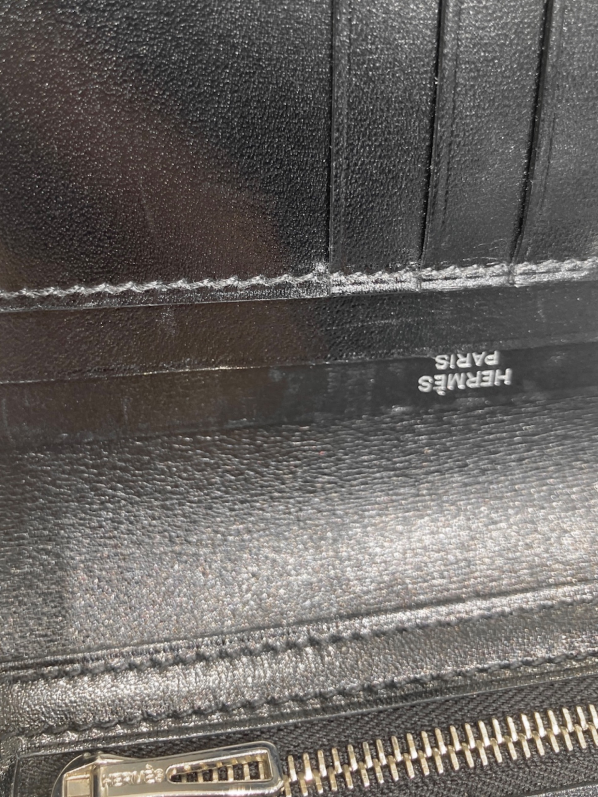 中古・古着通販】HERMES (エルメス) ベアン コンパクト ブラック