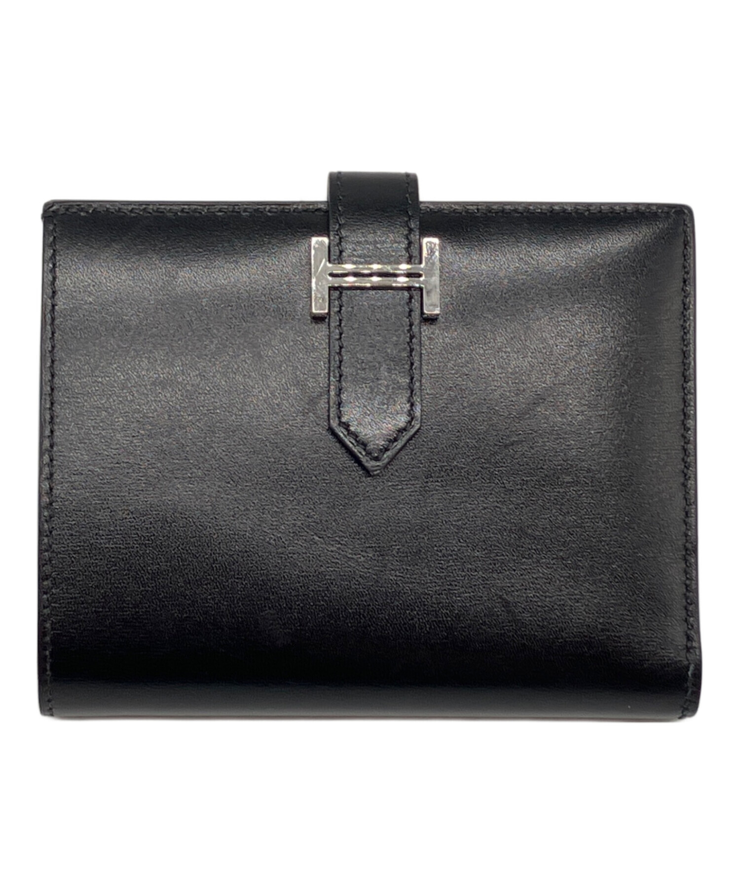 中古・古着通販】HERMES (エルメス) ベアン コンパクト ブラック