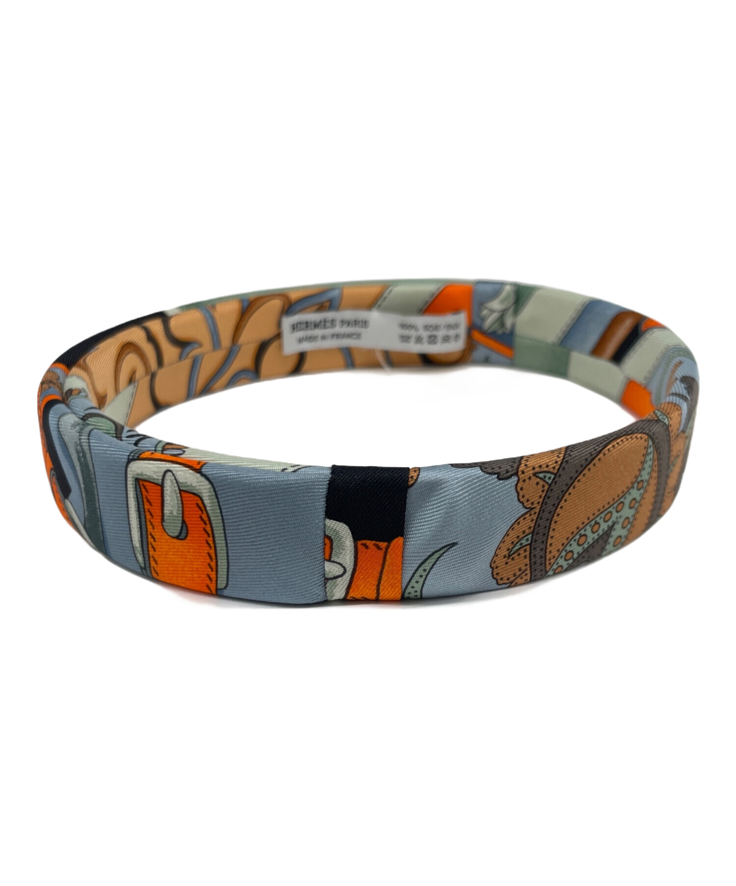 HERMESカチューシャ　グレースシルク新品未使用 24020607.jpg