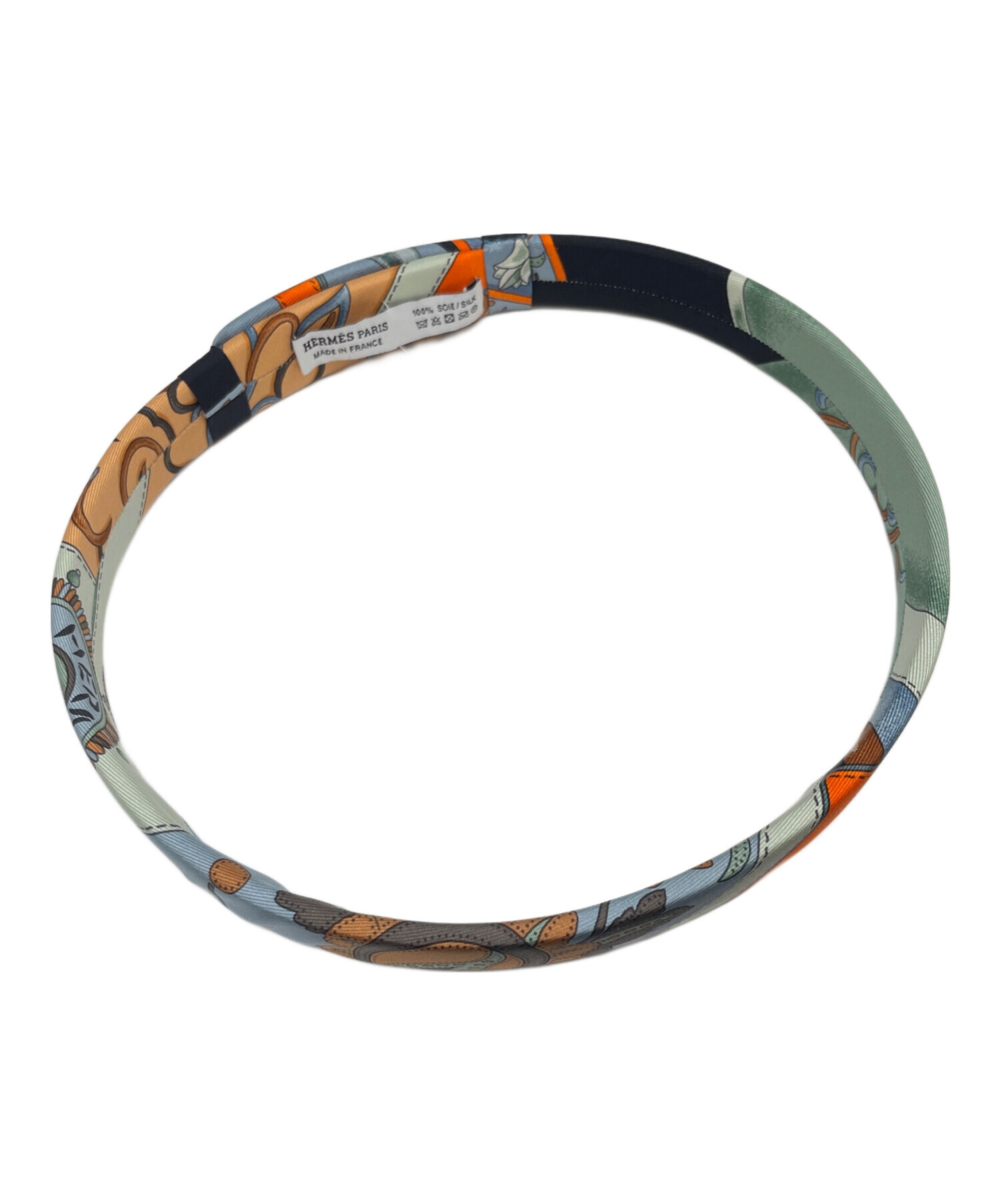 中古・古着通販】HERMES (エルメス) シルク カチューシャ マルチカラー