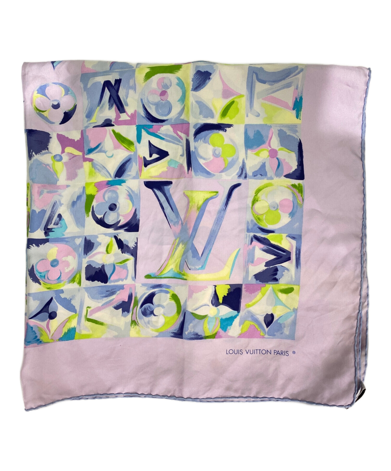 中古・古着通販】LOUIS VUITTON (ルイ ヴィトン) ロゴ大判スカーフ