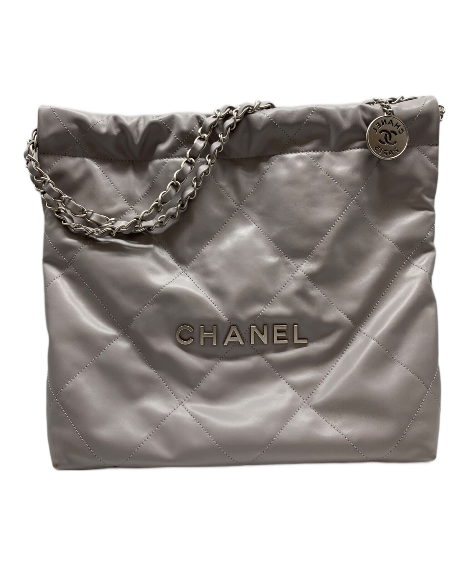 中古・古着通販】CHANEL (シャネル) シャネル22 SMALL/スモール グレー