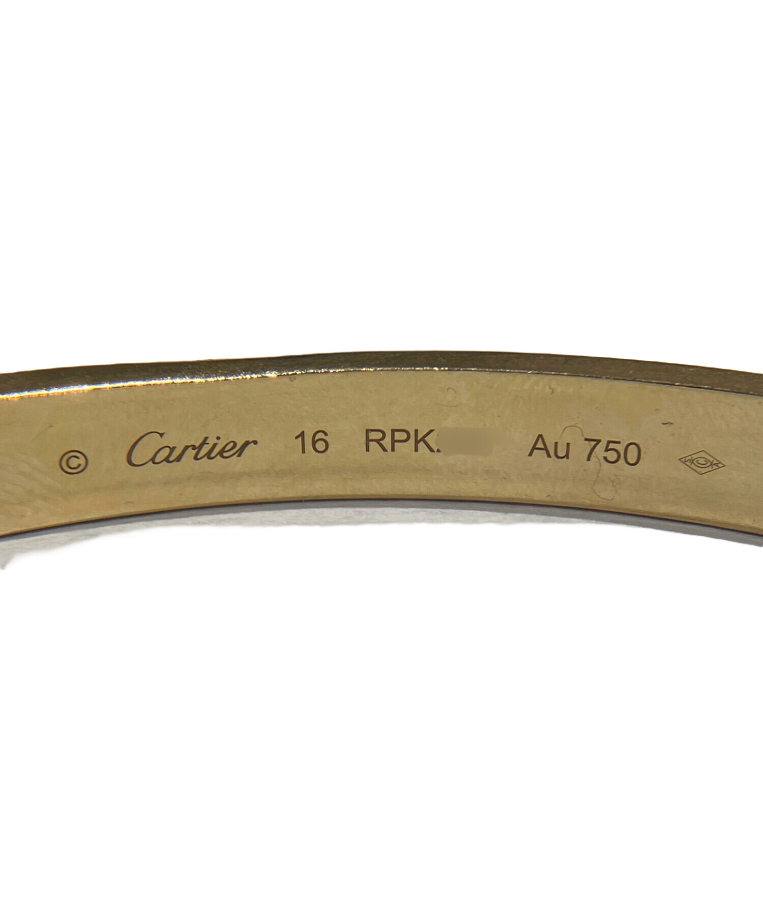 中古・古着通販】Cartier (カルティエ) ラブブレス 16 サイズ:16