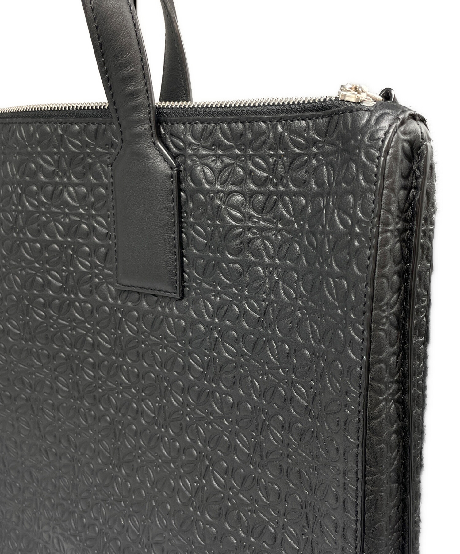 中古・古着通販】LOEWE (ロエベ) アナグラム ビジネスバッグ ブラック