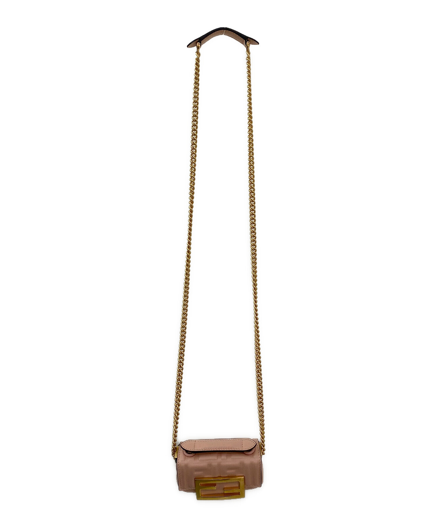 中古・古着通販】FENDI (フェンディ) ナノバケットチェーン ピンク