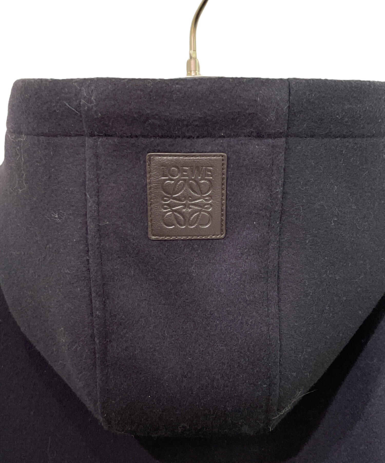 中古・古着通販】LOEWE (ロエベ) フーデッドコート ネイビー サイズ:48