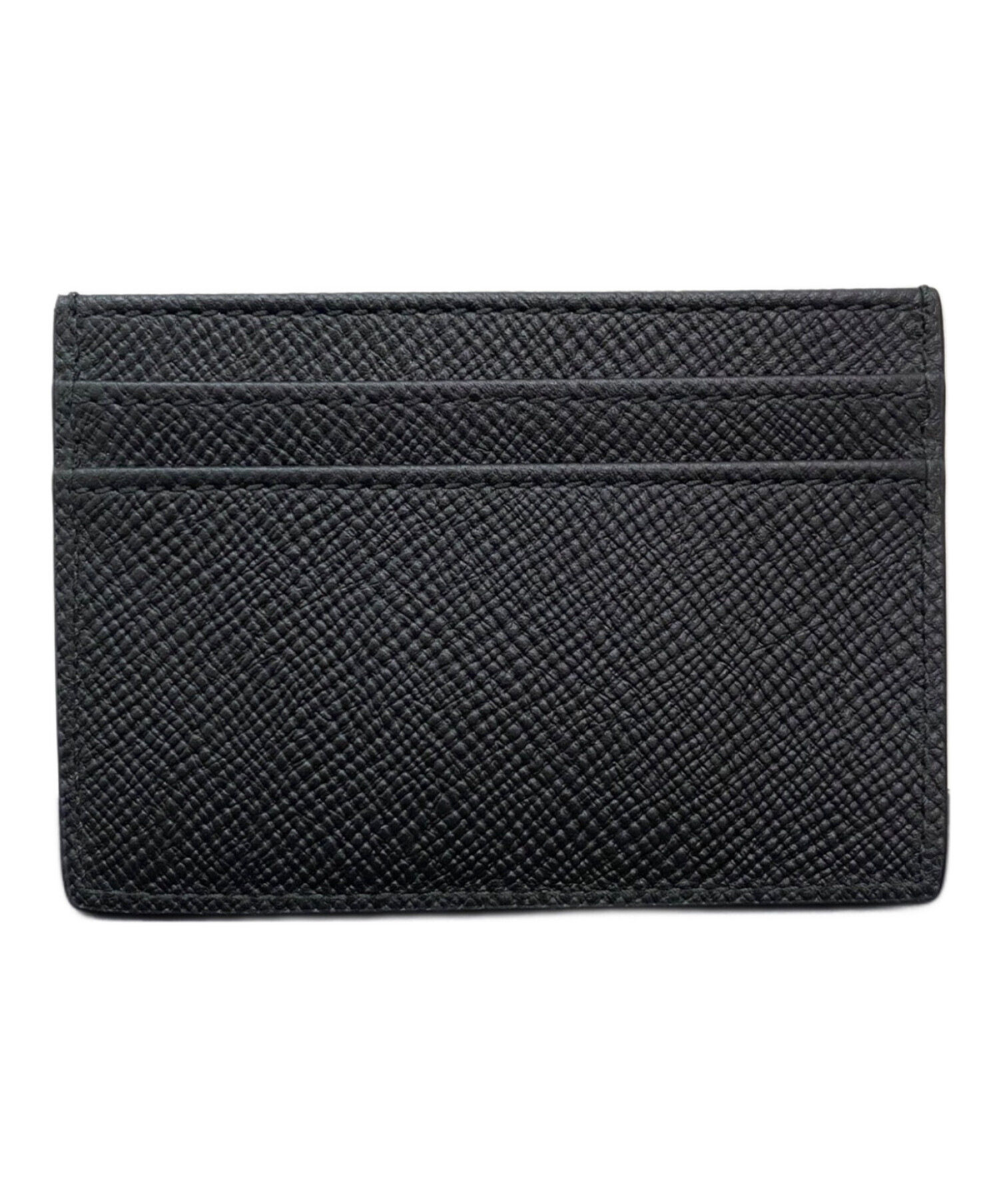 SMYTHSON スマイソン カードケース  黒 【古着】【中古】【送料無料】 中古・古着通販】SMYTHSON (スマイソン) カードケース ブラック