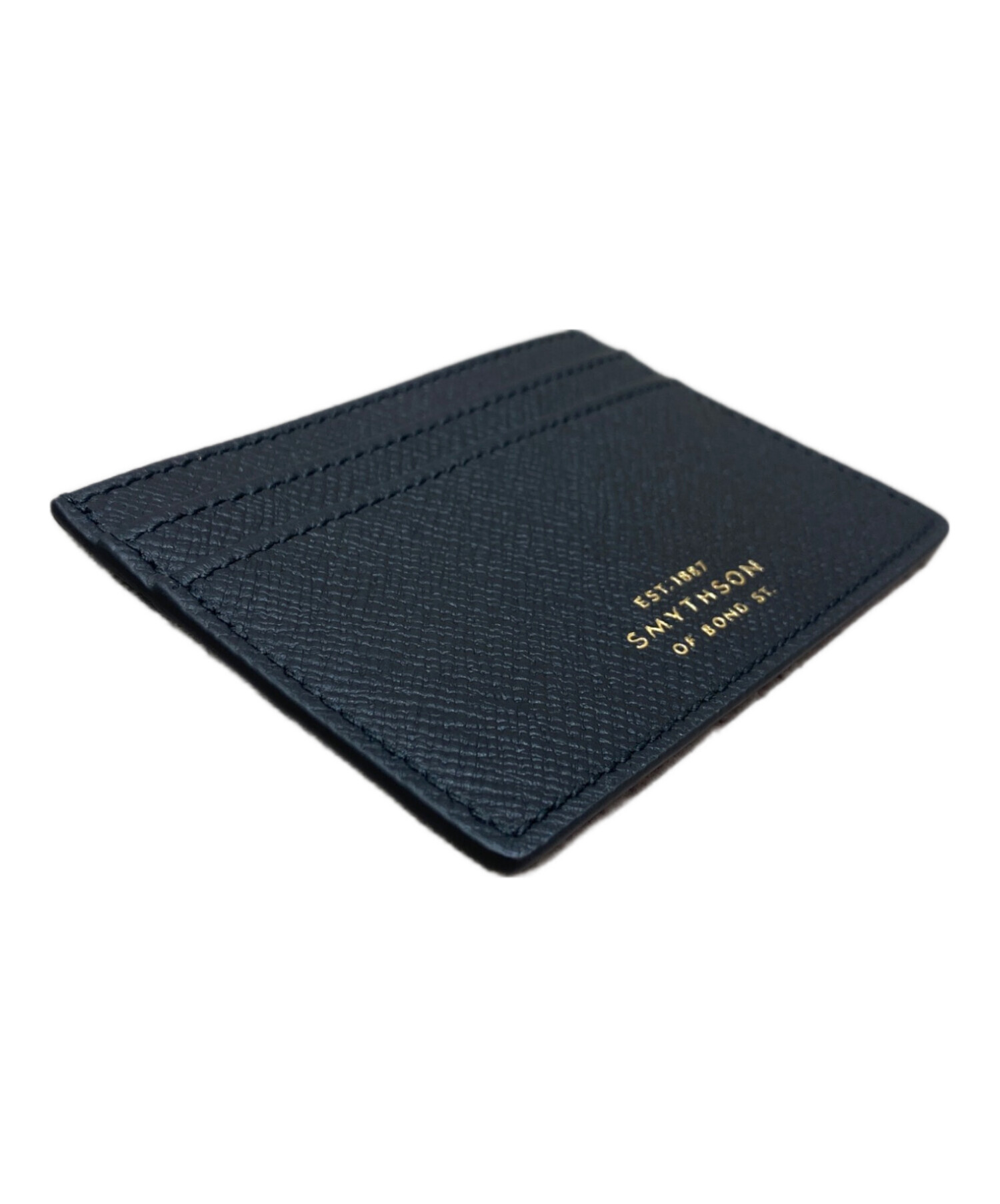 SMYTHSON スマイソン カードケース  黒 【古着】【中古】【送料無料】 中古・古着通販】SMYTHSON (スマイソン) カードケース ブラック