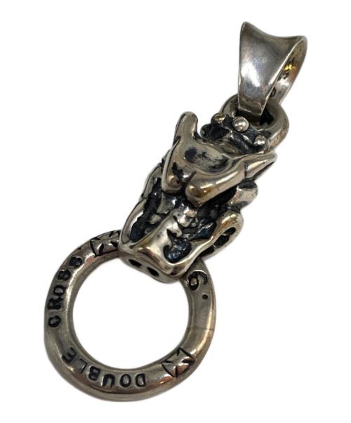 ◆トラヴィスワーカー TRAVIS WALKER ガーゴイルペンダント ウィズ クロスベイル アンド フォーミーリング シルバー925 中古・古着通販Travis Walker (トラヴィスワーカー) ガーゴイル