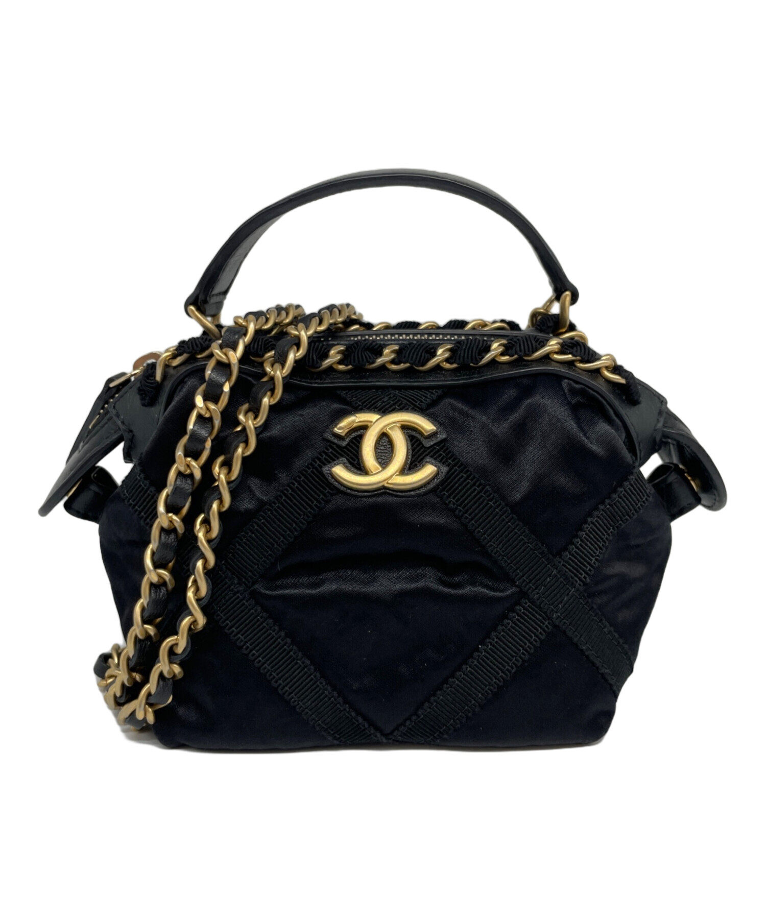 シャネル ココマーク チェーン ショルダーバッグ レディース 【中古】 CHANEL - シャネル ココマーク チェーン ショルダーバッグ レディース