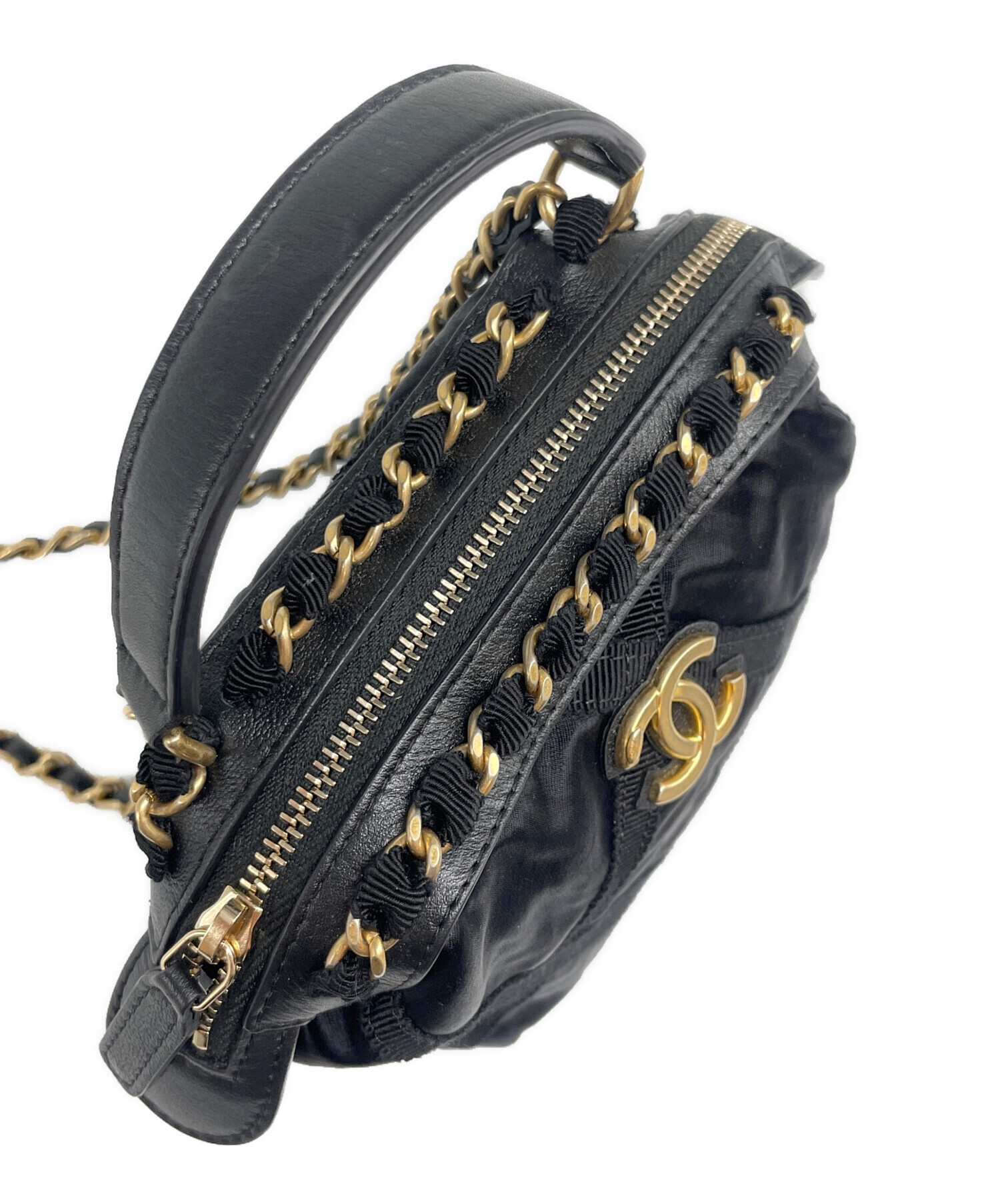 中古・古着通販】CHANEL (シャネル) ココマークミニチェーンショルダー