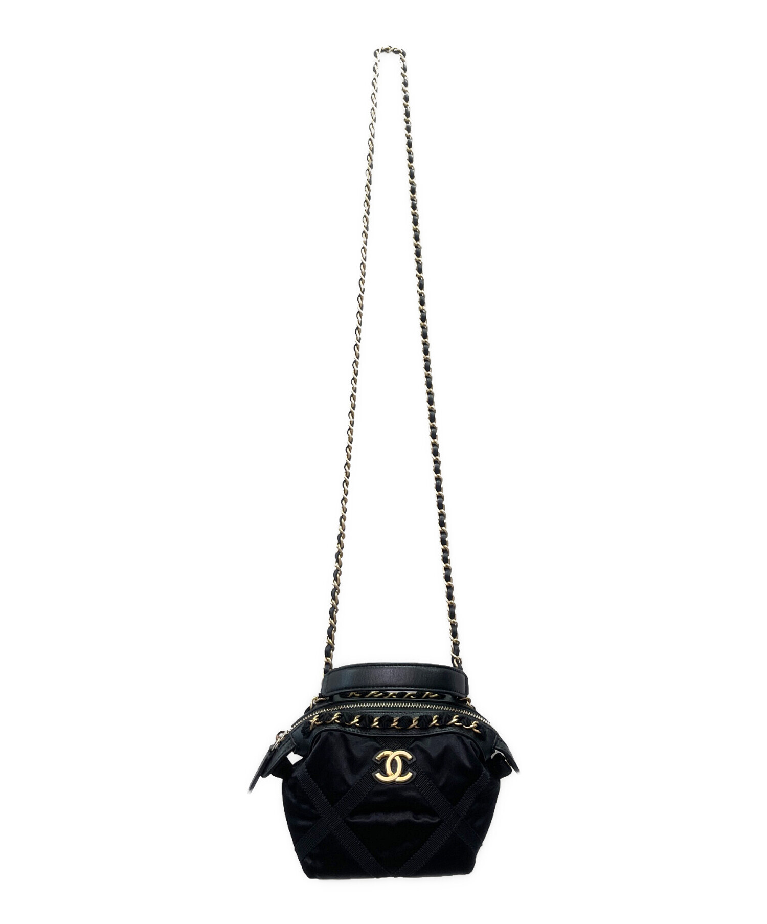 中古・古着通販】CHANEL (シャネル) ココマークミニチェーンショルダー